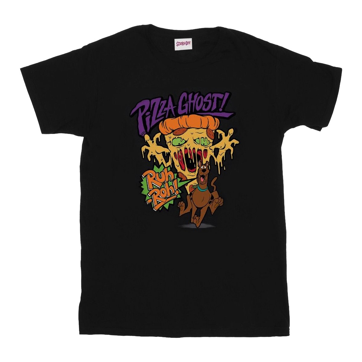 T-shirt noir, SCOOBY DOO