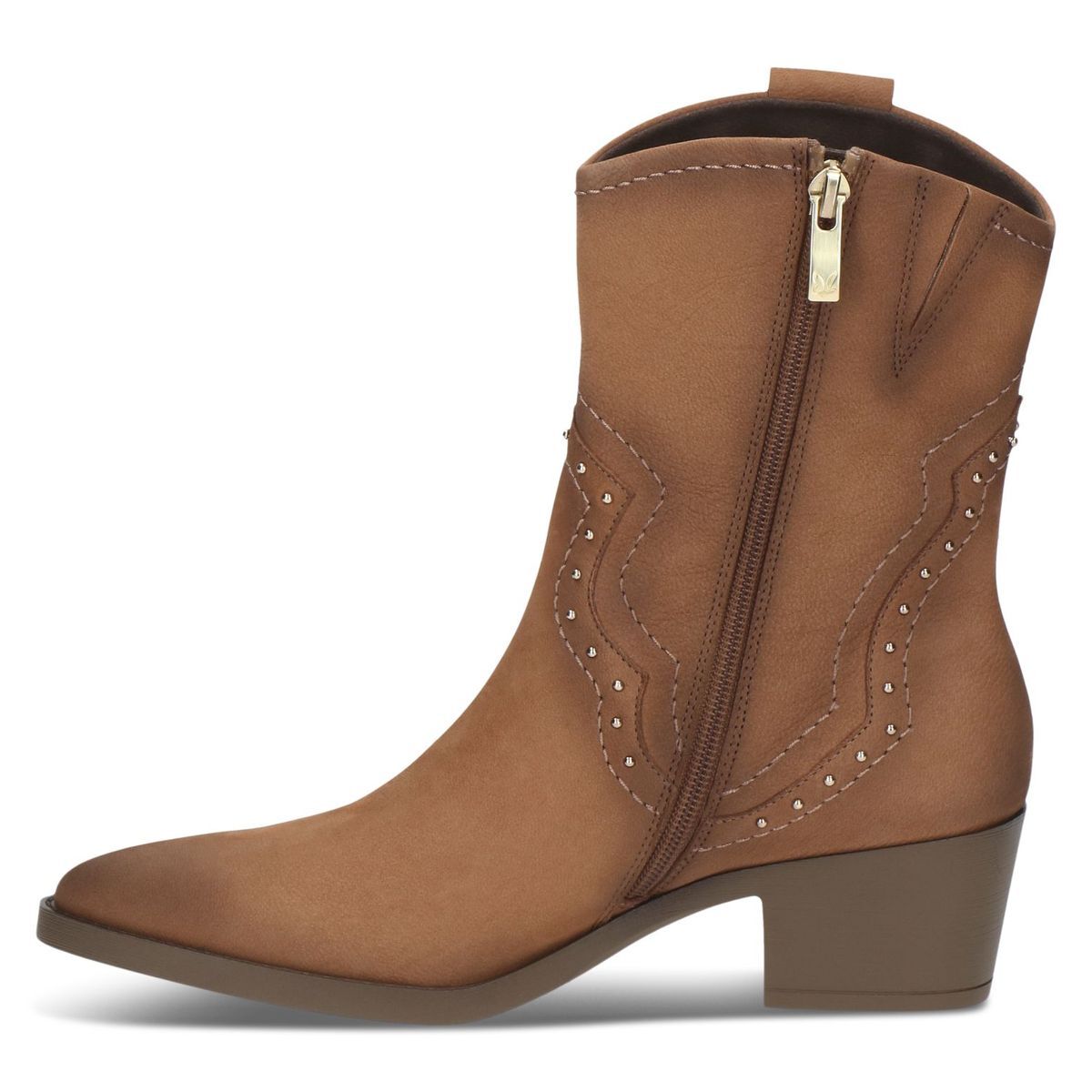 Bottine en cuir marron mocca, CAPRICE