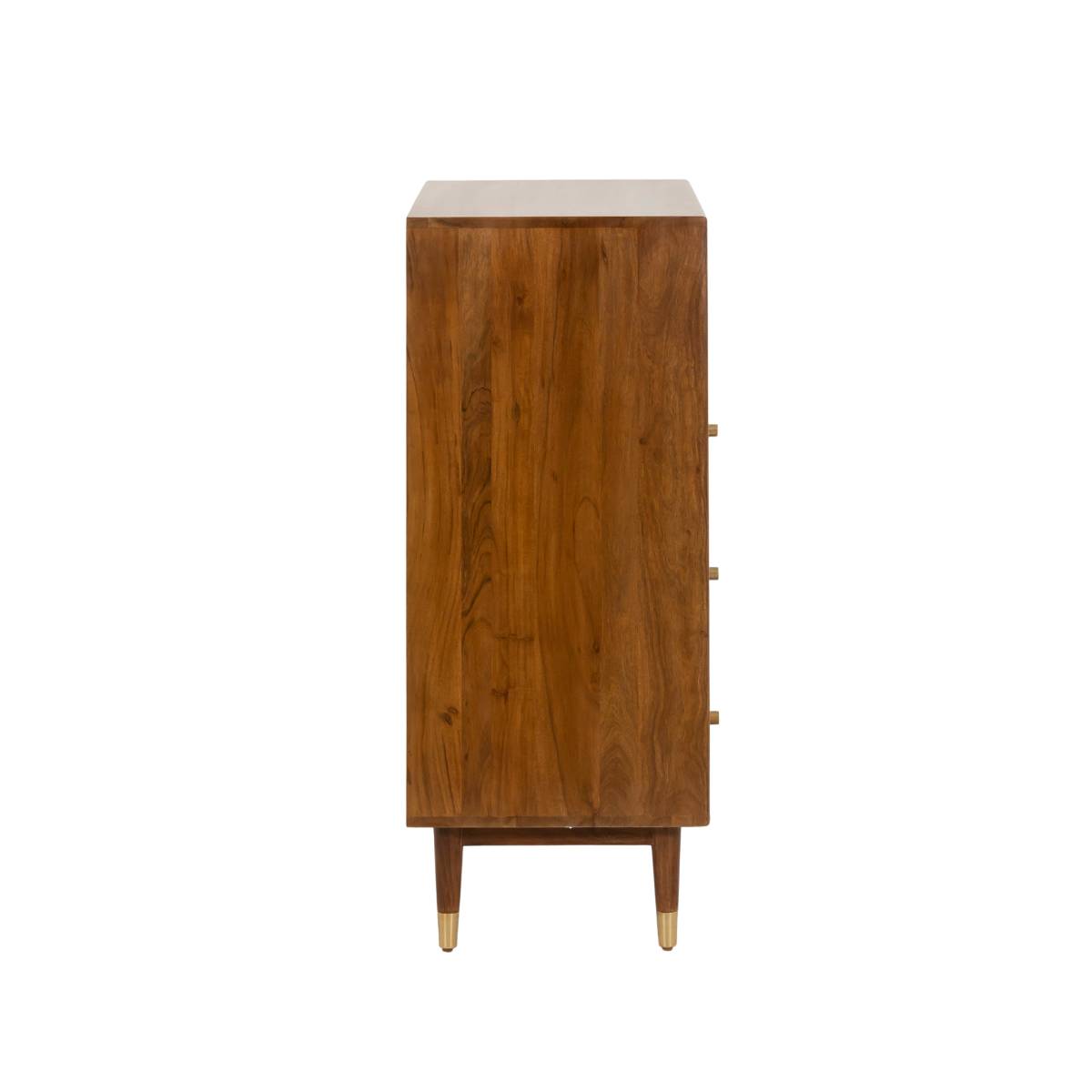Commode en bois d'acacia et métal EMIEL bois clair, MADE IN MEUBLES