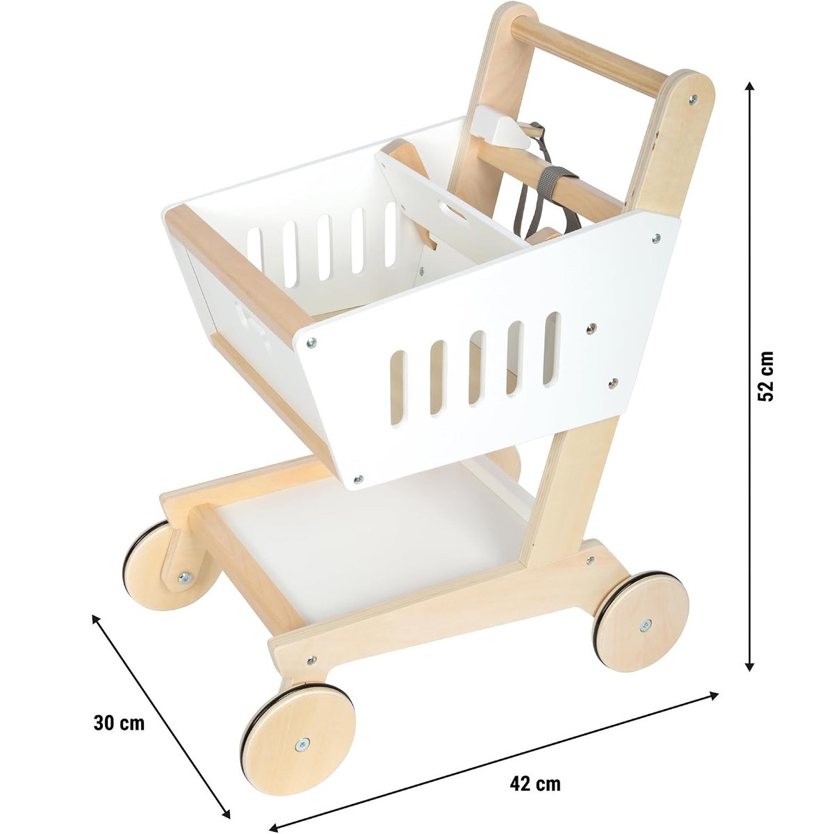 Caddie en bois FRESH blanc, SMALL FOOT COMPANY