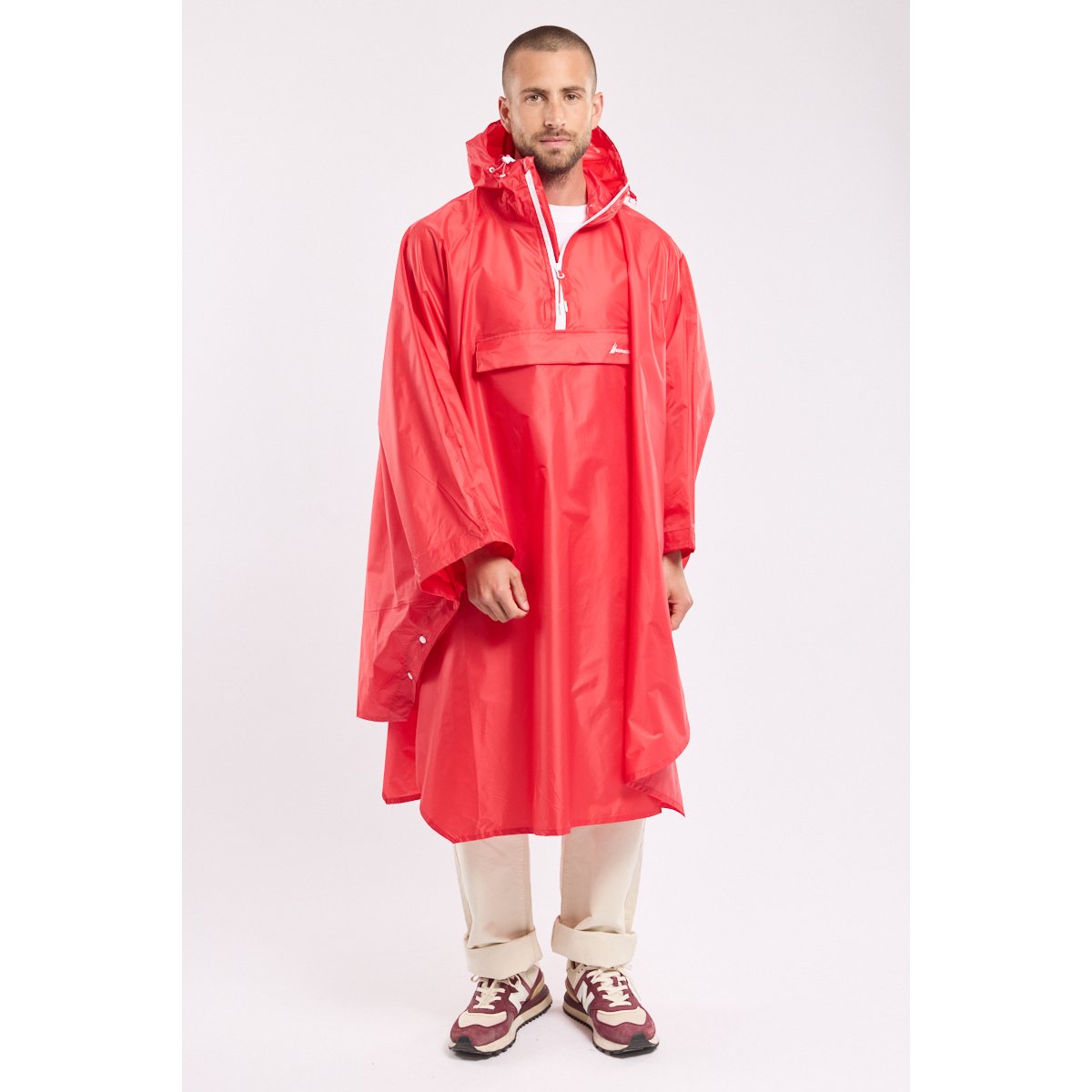 Poncho coupe-pluie NOUSTY corail, BERMUDES