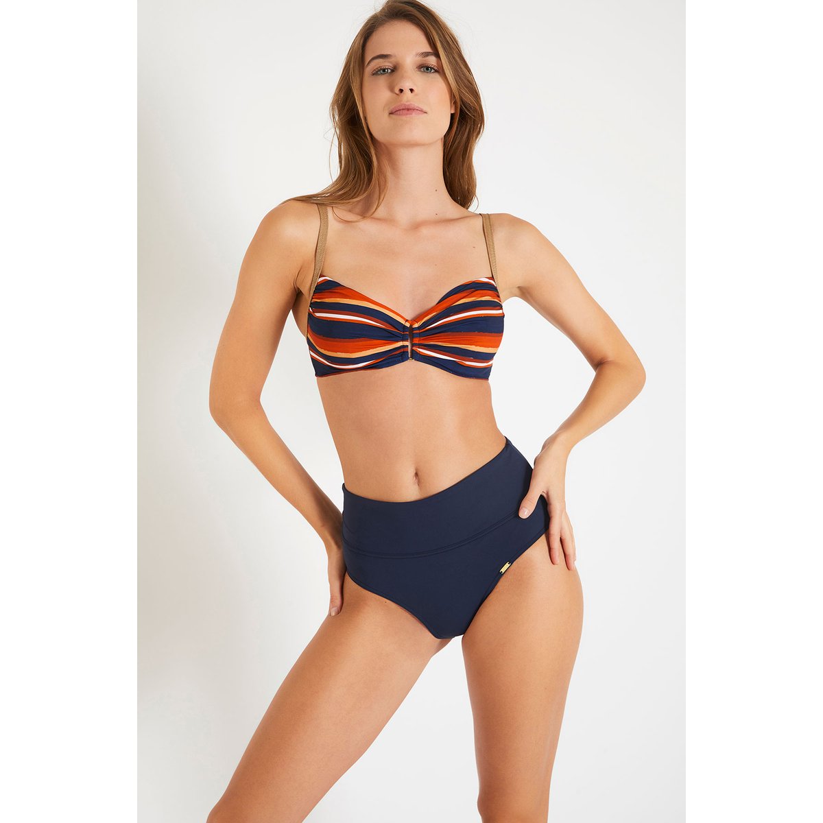 Haut de maillot armaturé Miranda C - AFREEKA bleu marine, LIVIA