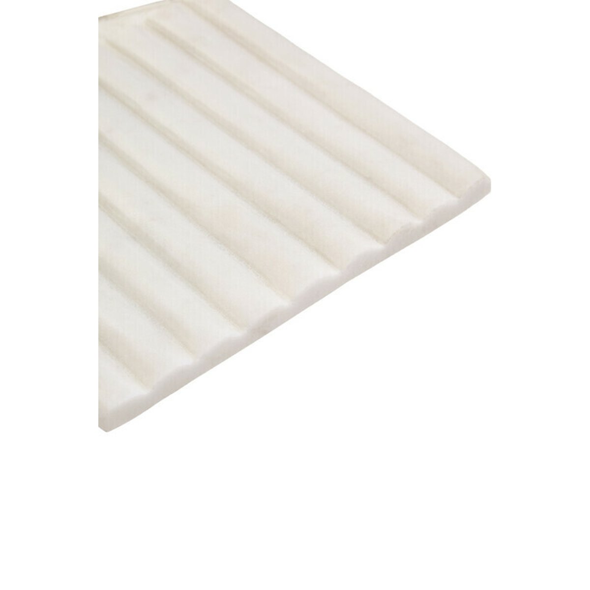 Square Fluted Marble Box in White white, FIFTY FIVE SOUTH