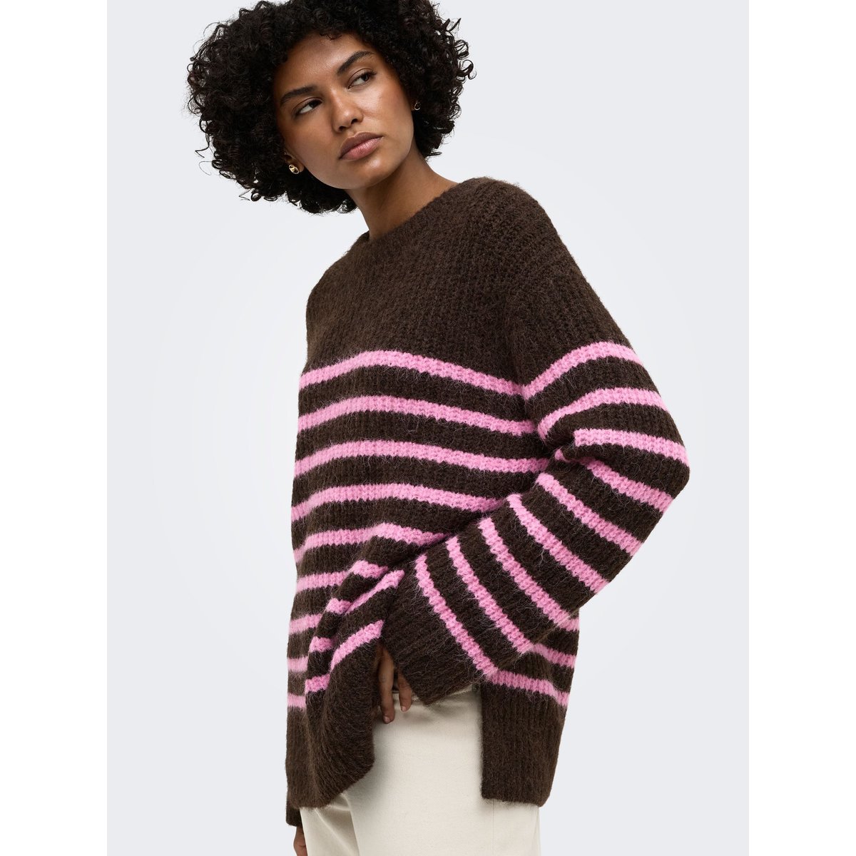Pull En Maille coffee bean, ONLY