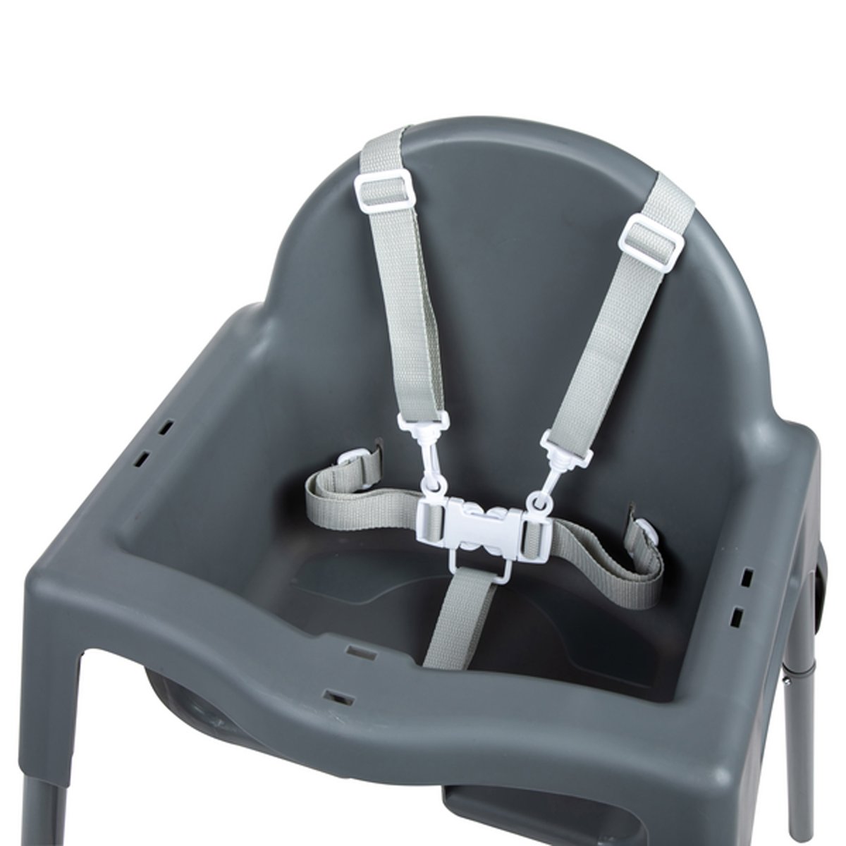 Chaise haute bébé Meely dark grey, BEBECONFORT