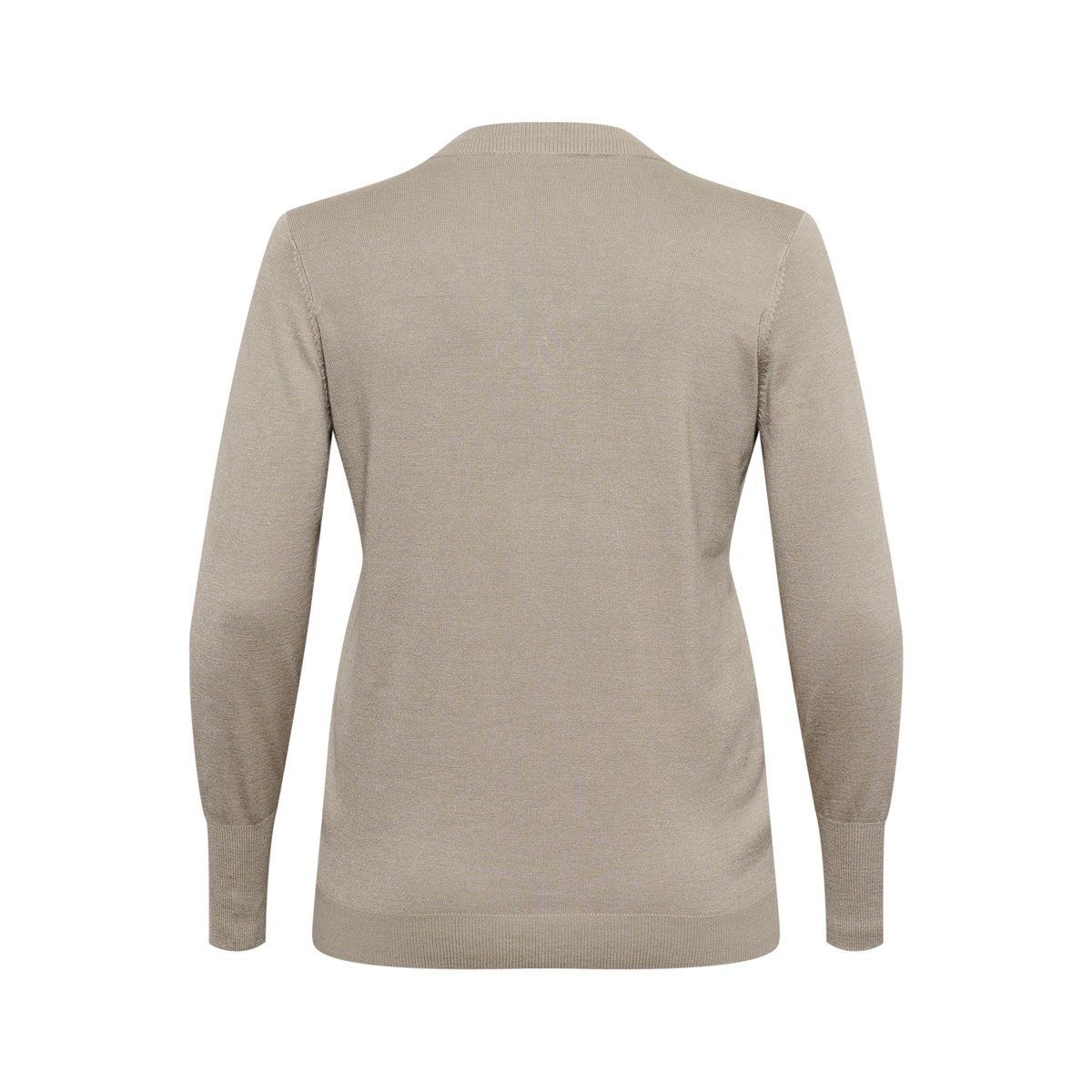Knitted pullover gris elephant skin, KAFFE CURVE