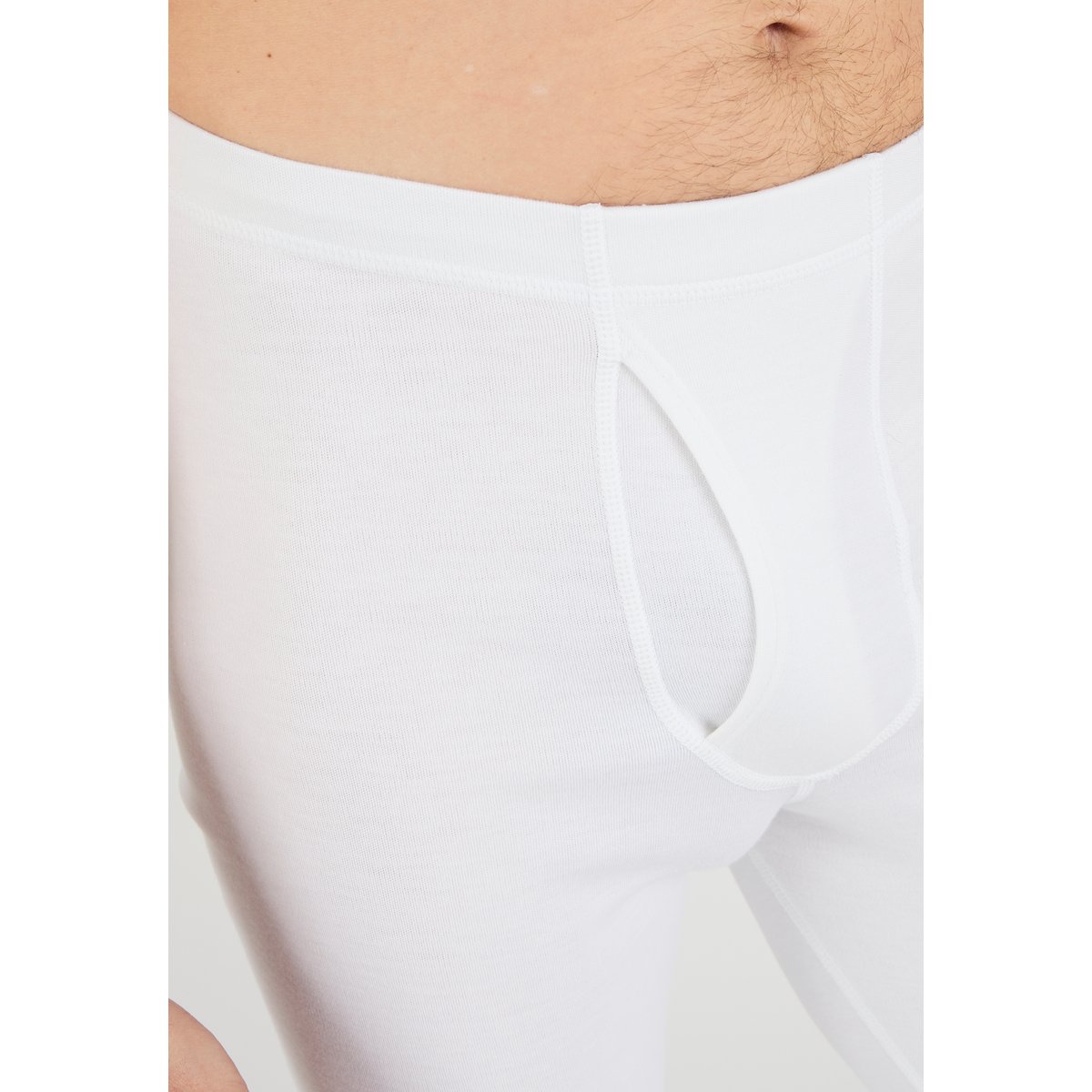 Caleçon ouvert Thermolactyl maille interlock - Tall blanc, DAMART