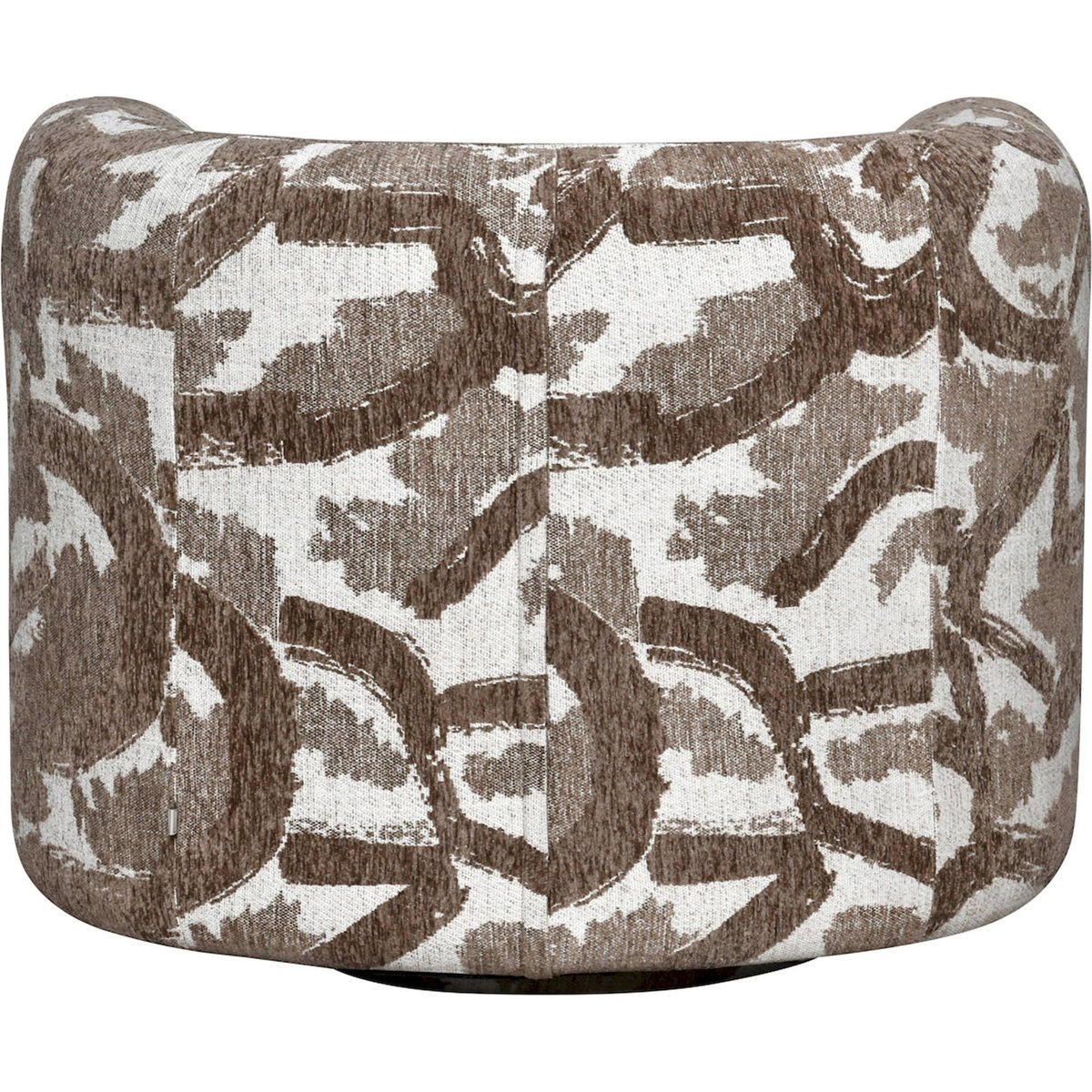 Fauteuil lounge pivotant marron nature, RECOLLECTION