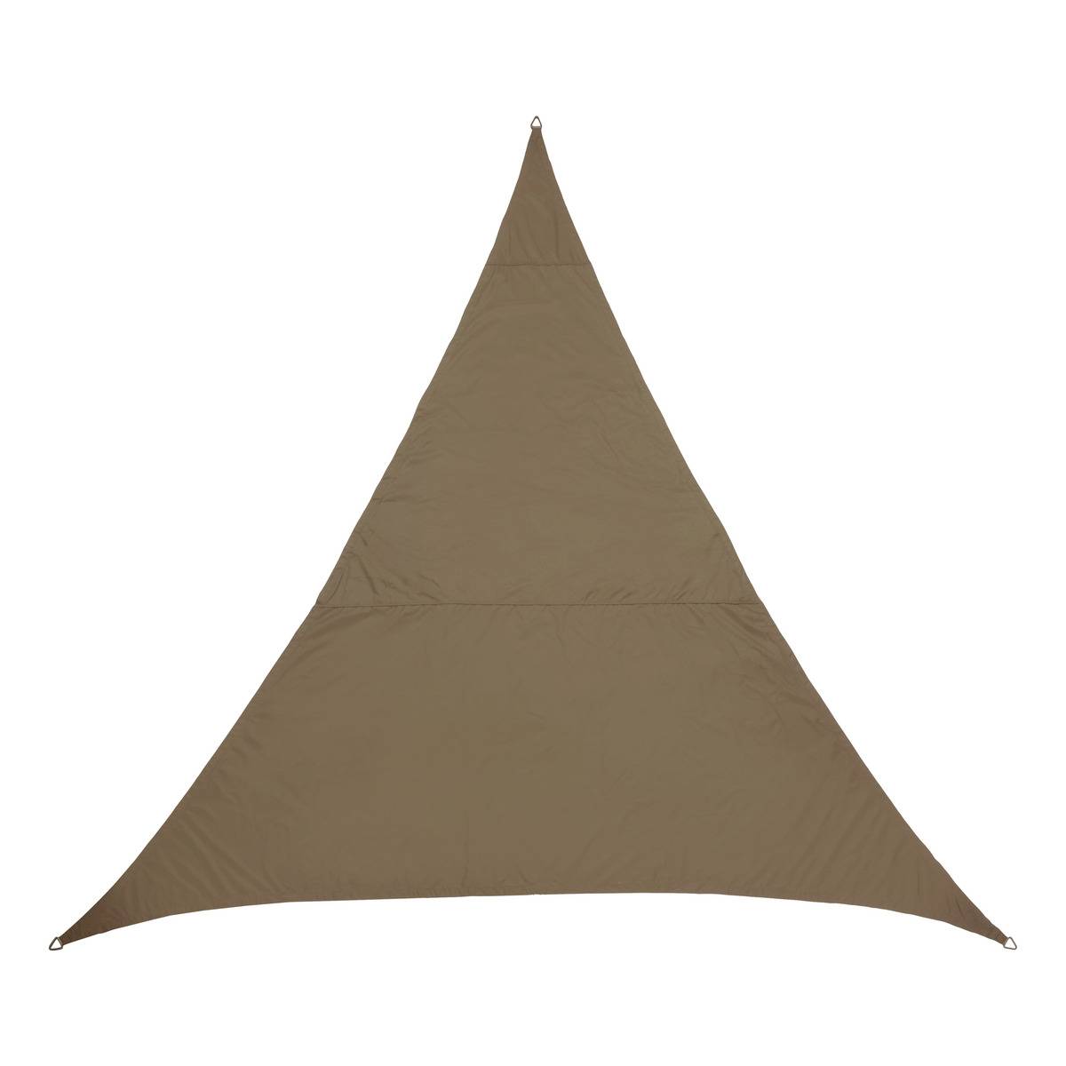 Voile d'ombrage triangulaire 4x4m déperlante ELYORA ble, HESPERIDE