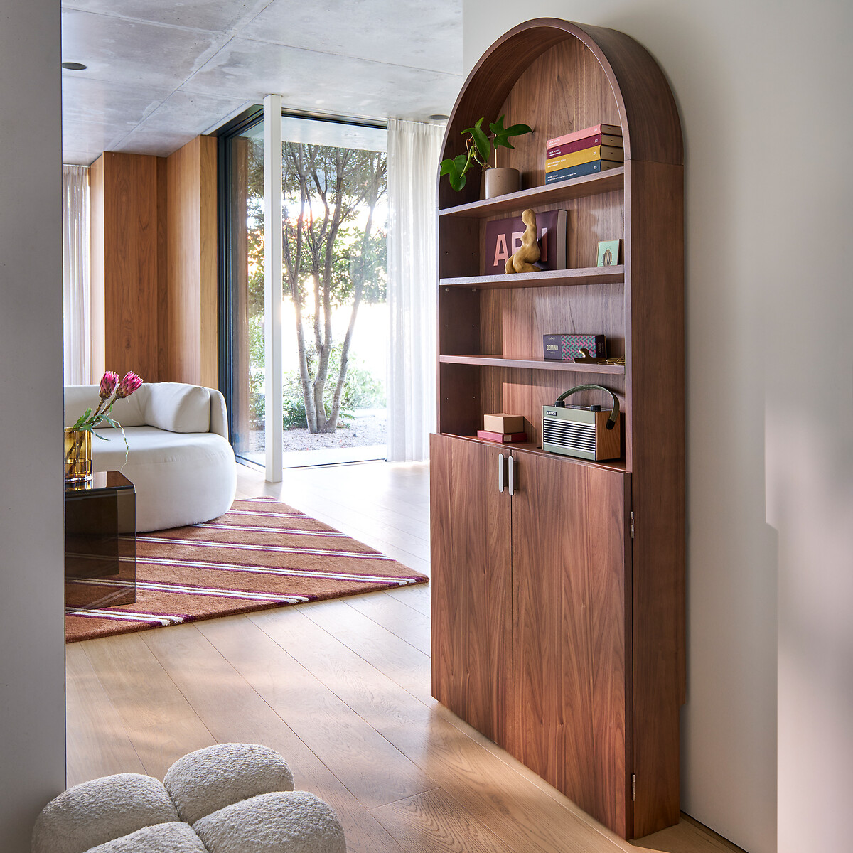 Regalschreibtisch Marcela nussbaum furniert, LA REDOUTE INTERIEURS