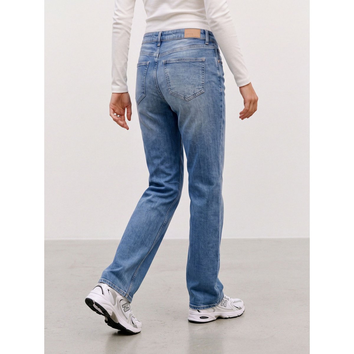 Jean À Coupe Large medium blue denim 1, VERO MODA