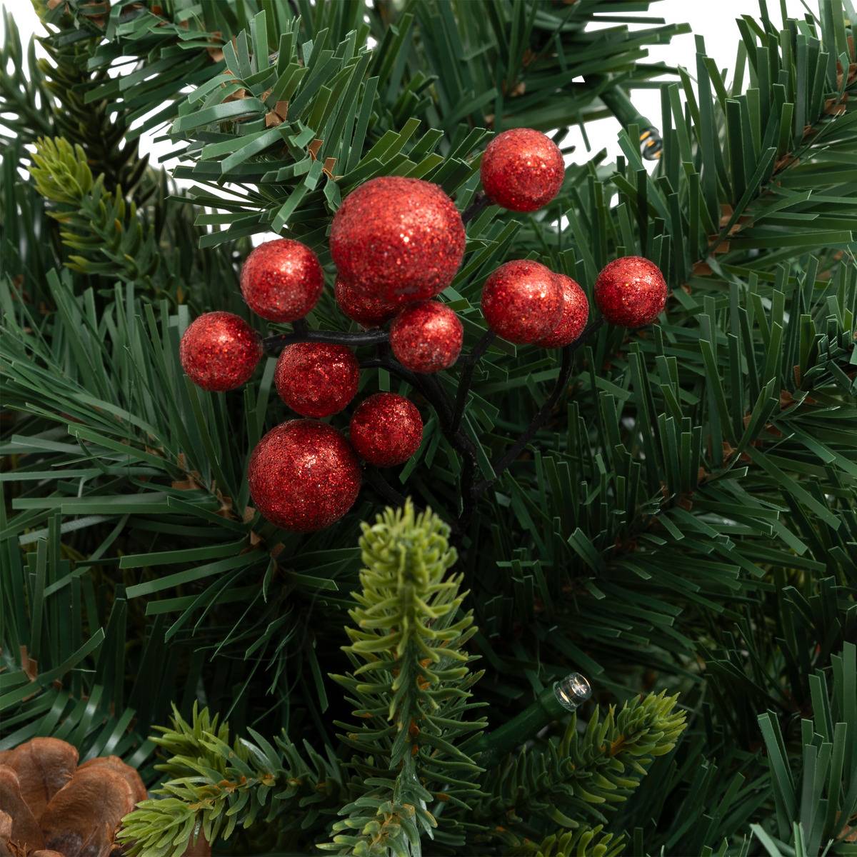 Sapin de table lumineux Kappi H50 cm vert, FEERIC LIGHTS & CHRISTMAS