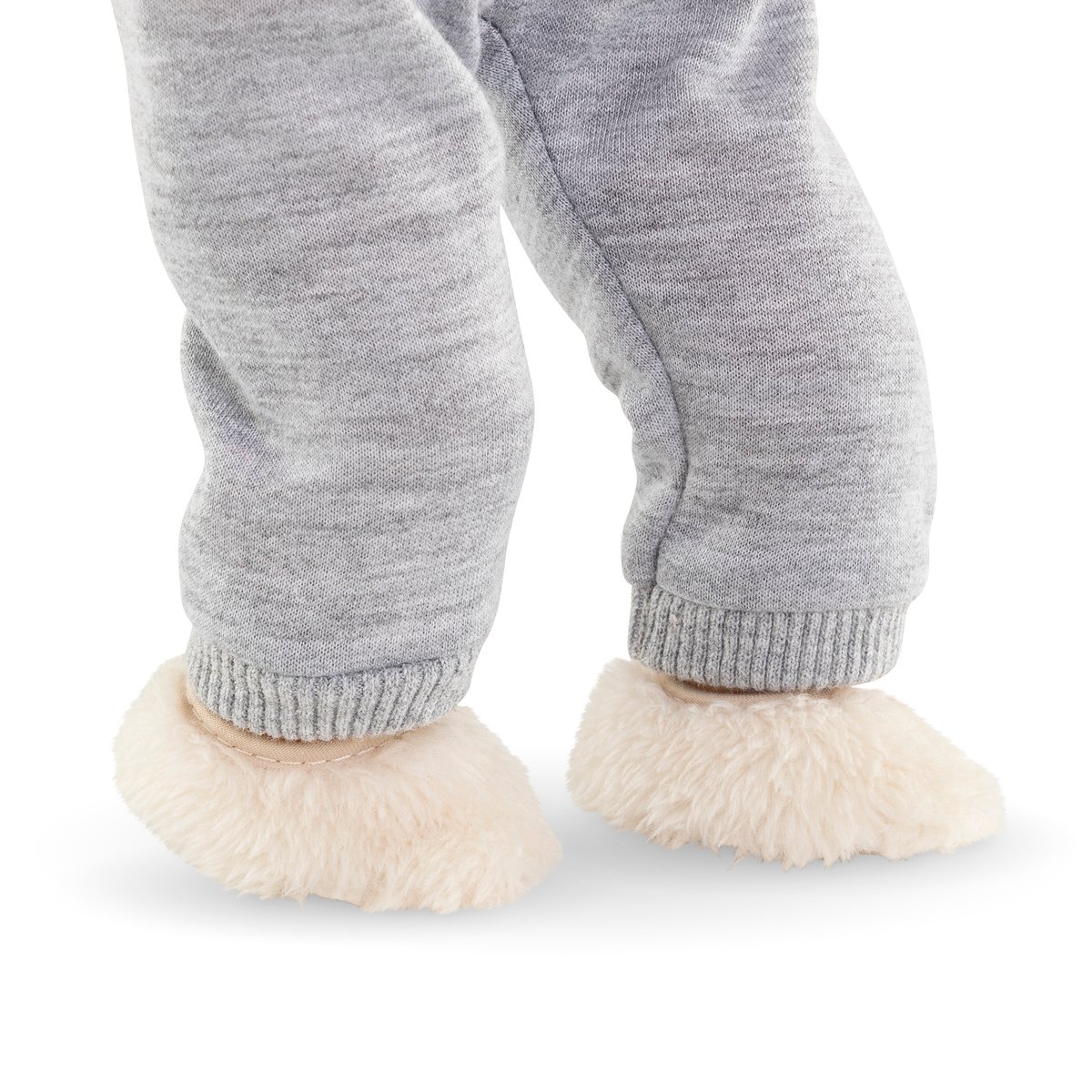 Chaussons Moumoute pour poupon 30 cm couleur unique, COROLLE
