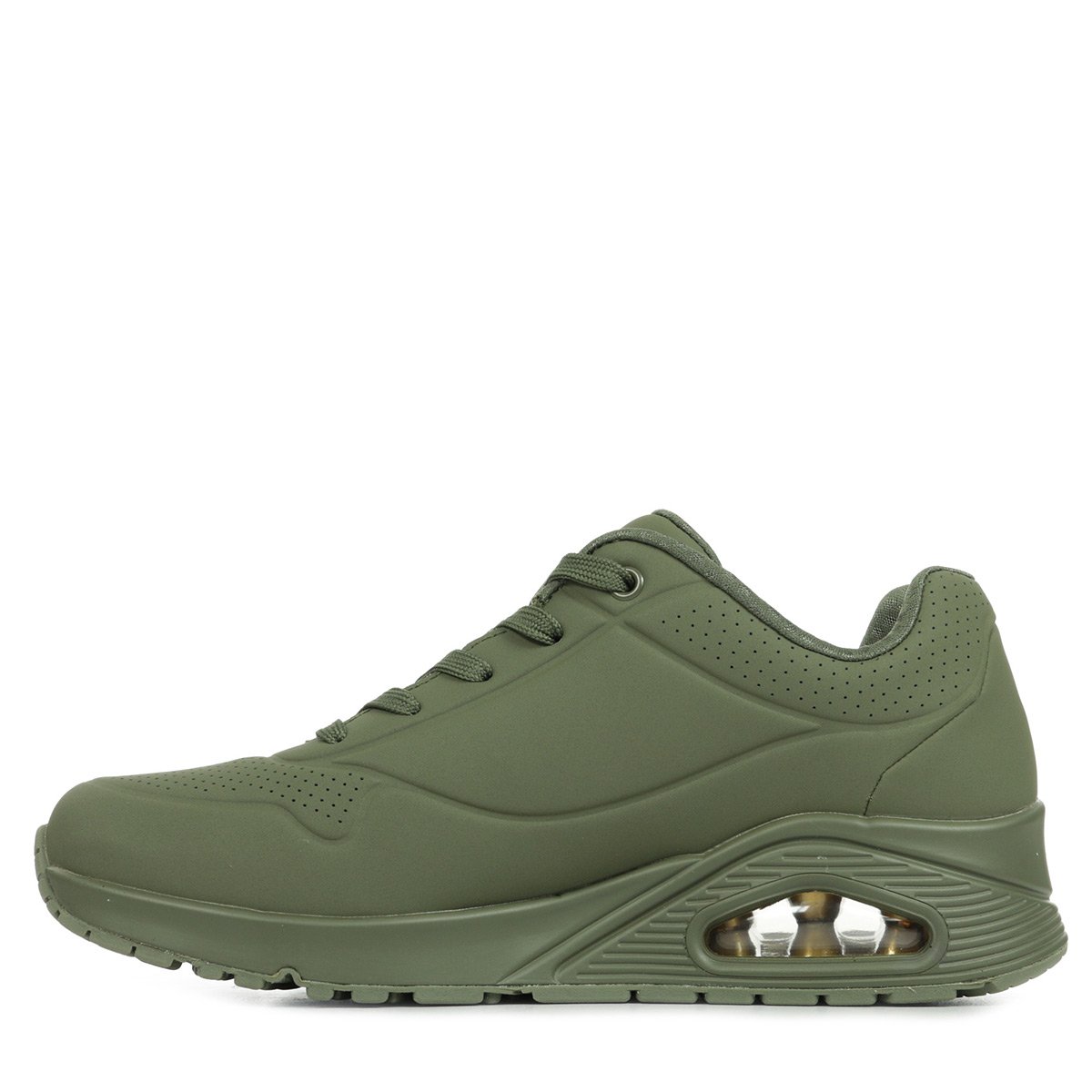 Baskets Uno Stand On Air olive, SKECHERS