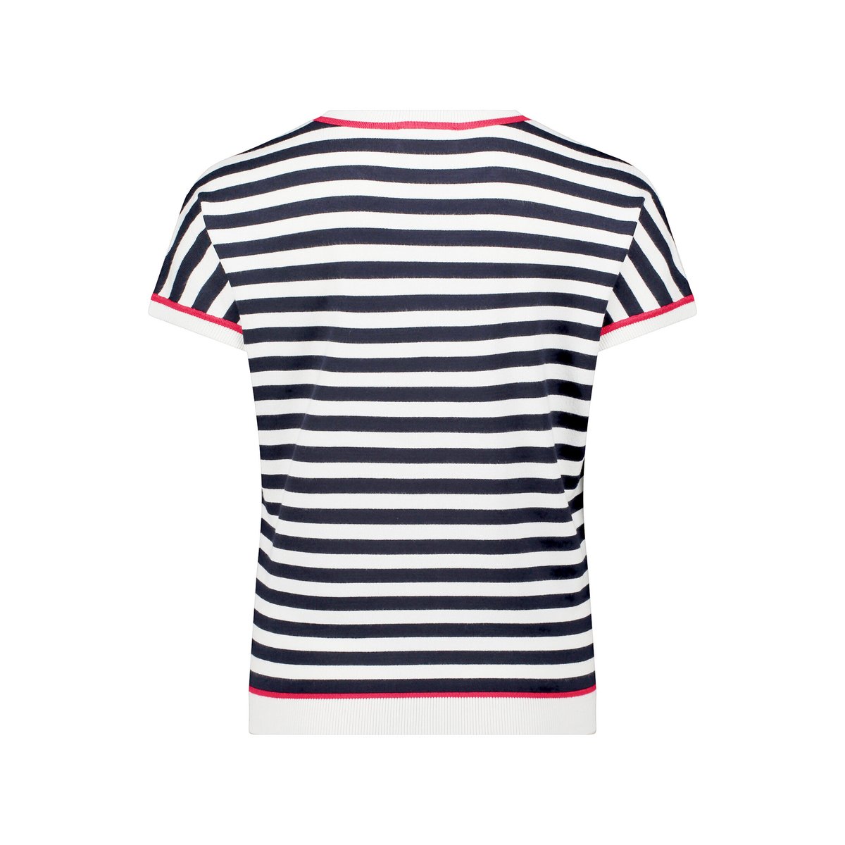 Pull-over en maille à rayures patch dark blue/red, BETTY BARCLAY
