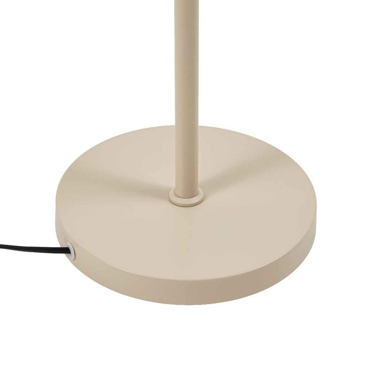 Lampadaire en métal moderne, Kardis beige, LINDBY