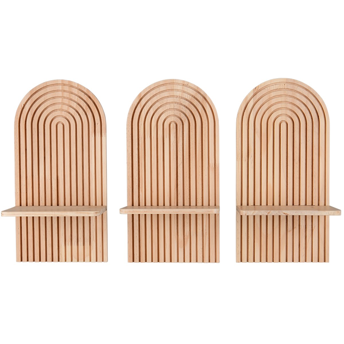 Étagère en bois, ELEA marron, BOITE A DESIGN
