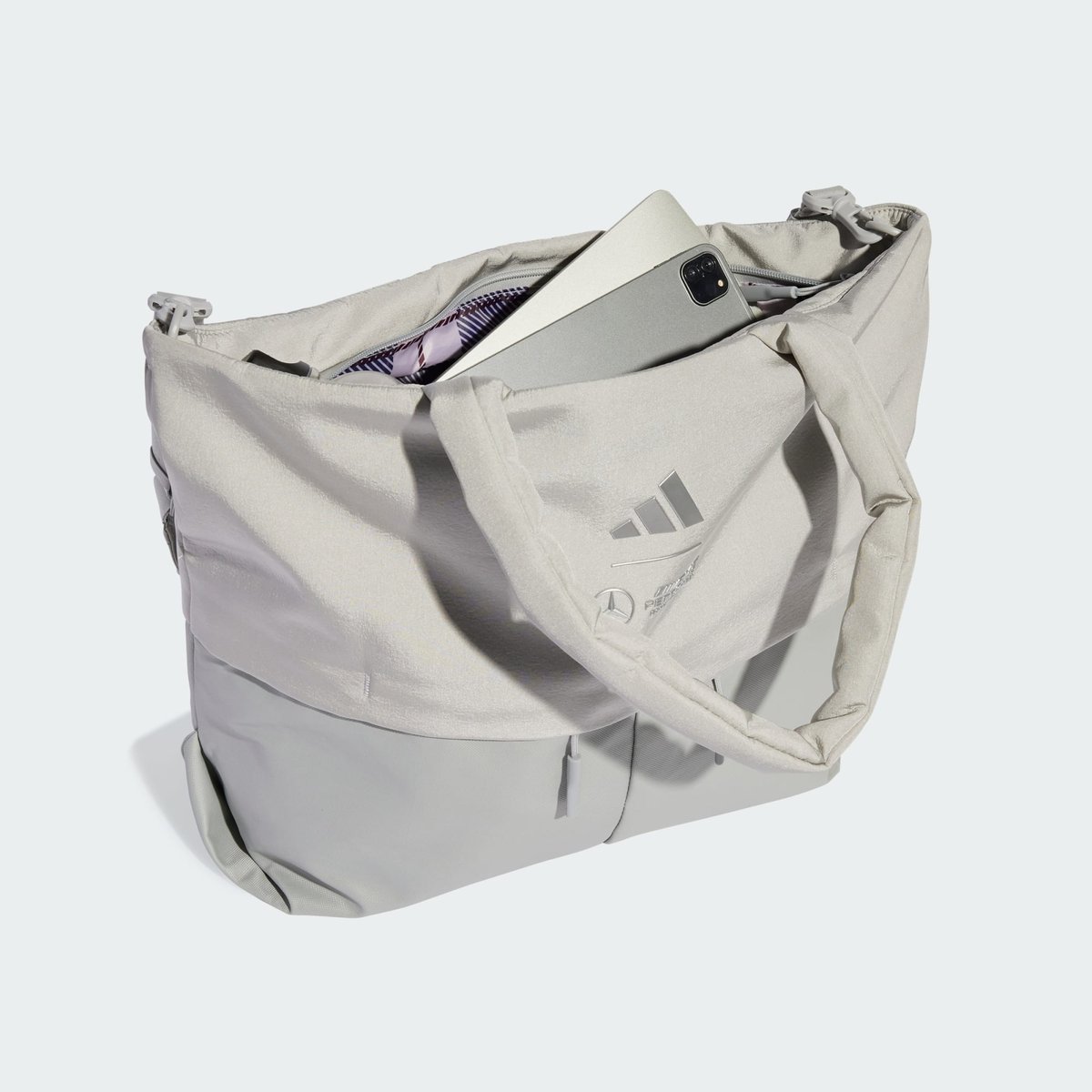 Tote Bag Mercedes - Amg Petronas Formula One Team Silver Arrows Tote Bag Mercedes - Amg Petronas Formula One Team Silver Arrows grey two, adidas Performance