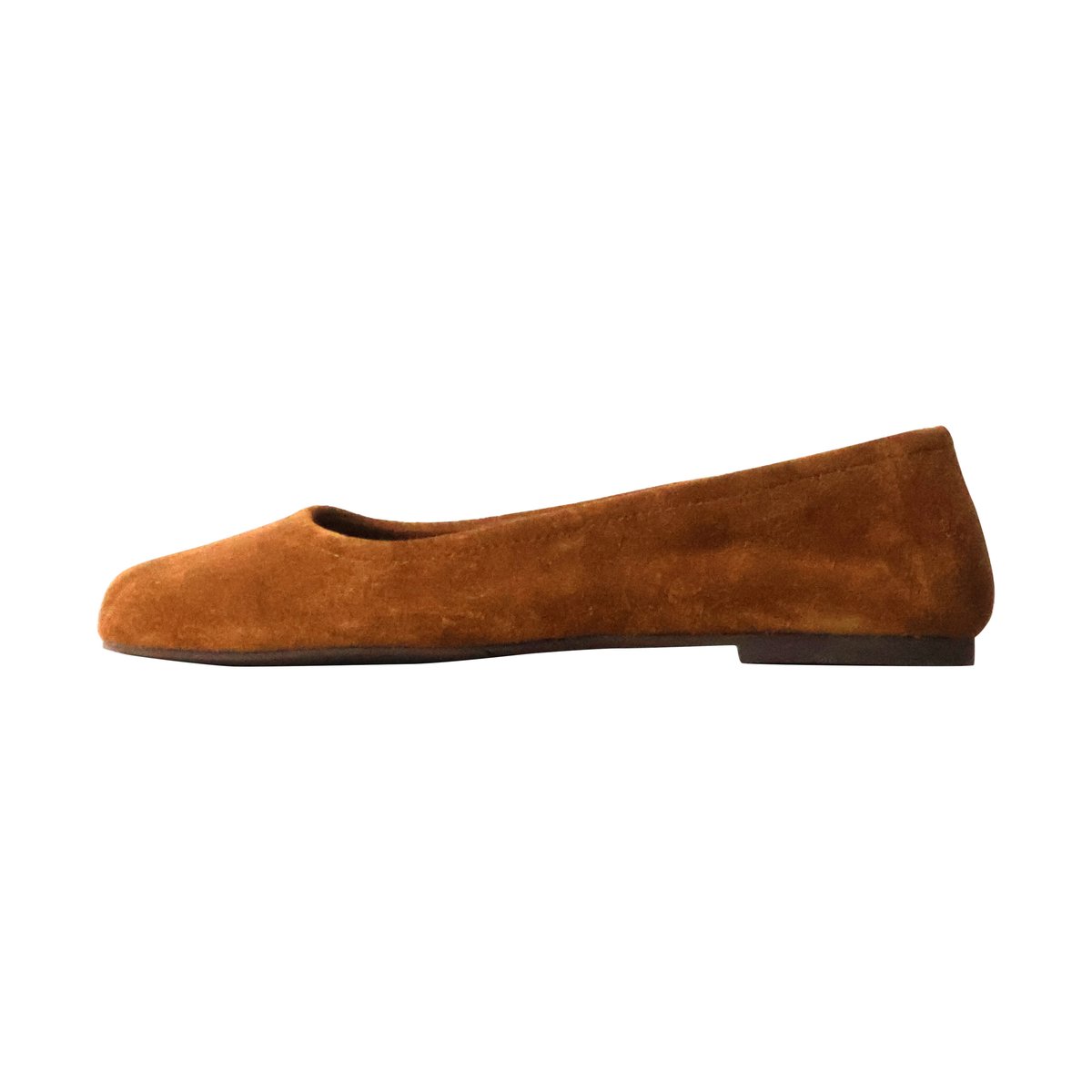 Ballerine Cuir Lena camel, EMILIE KARSTON