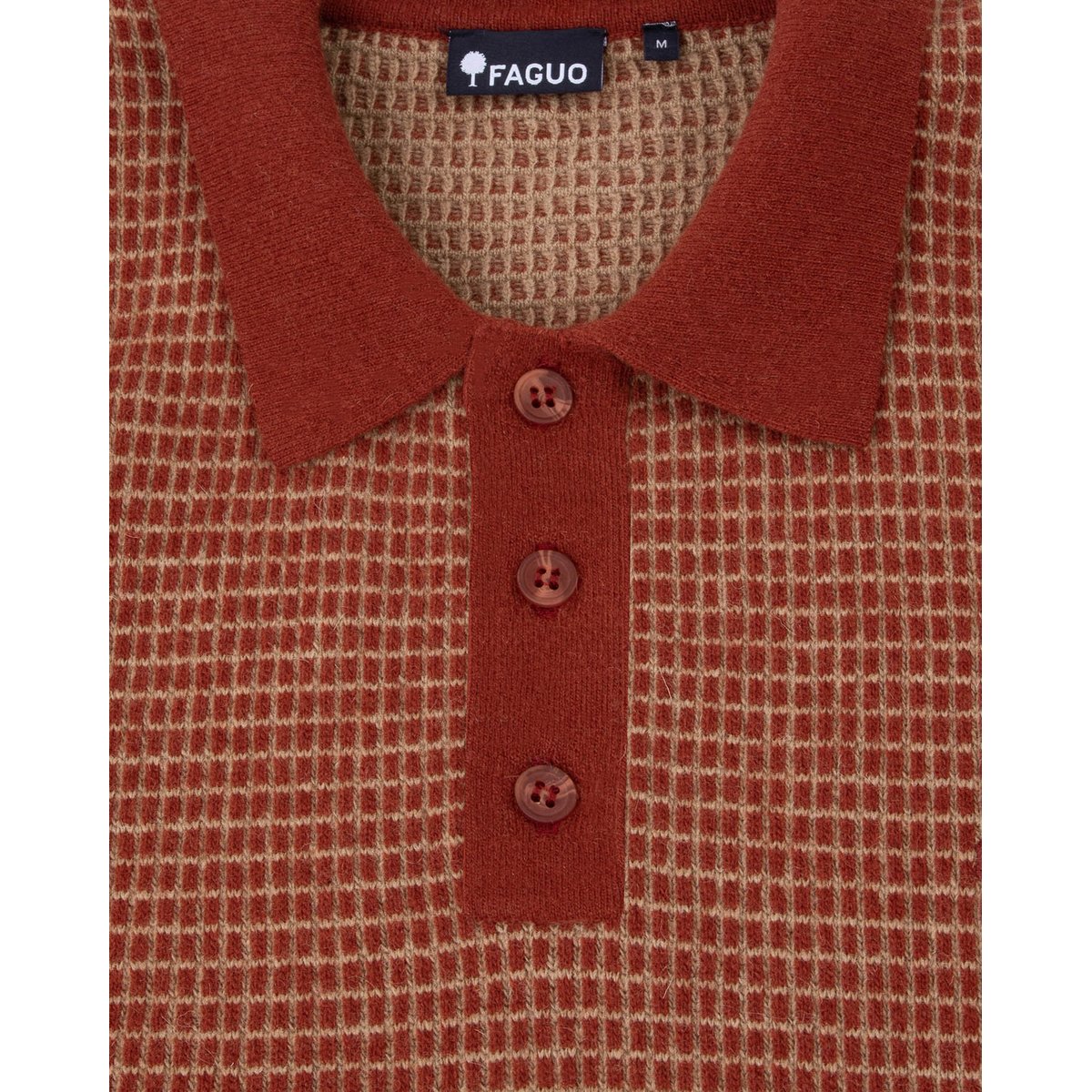 Pull laine AULNAY bordeaux, FAGUO