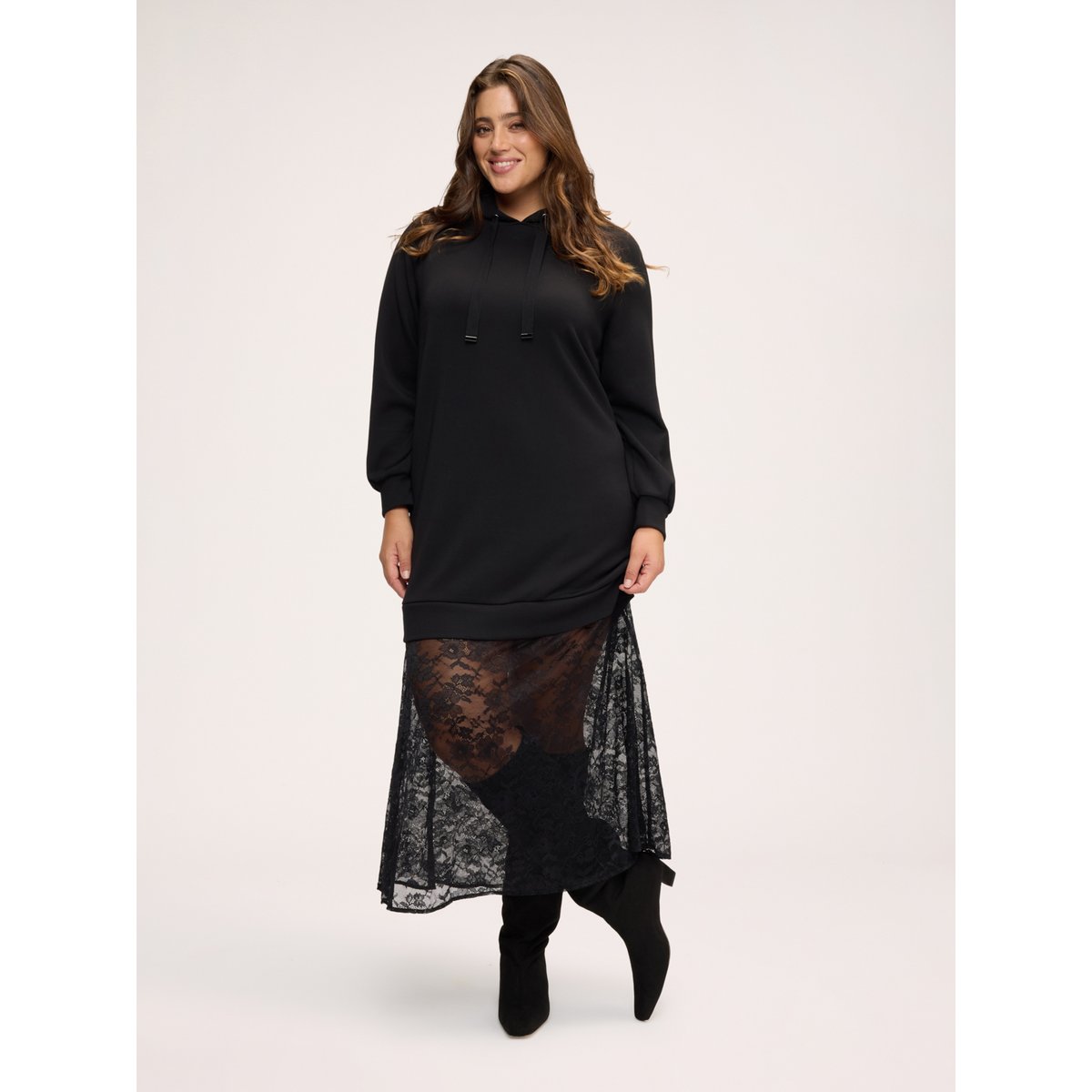 Robe avec jupe noir, FIORELLA RUBINO