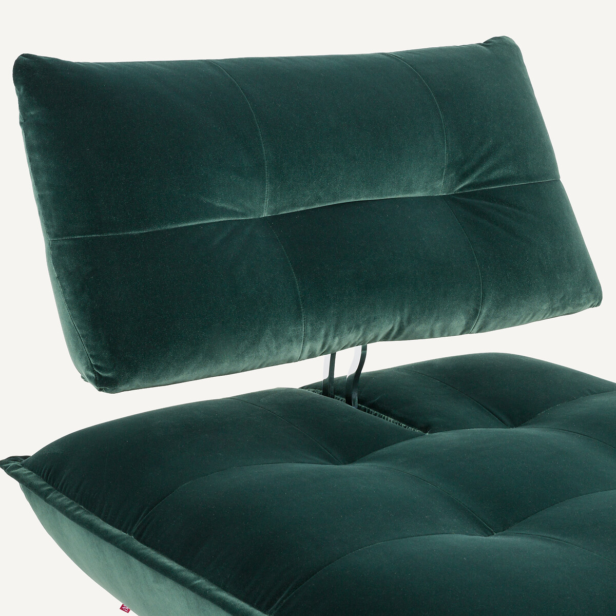 Poltrona modulare in velluto, KAORI verde zar , AM.PM