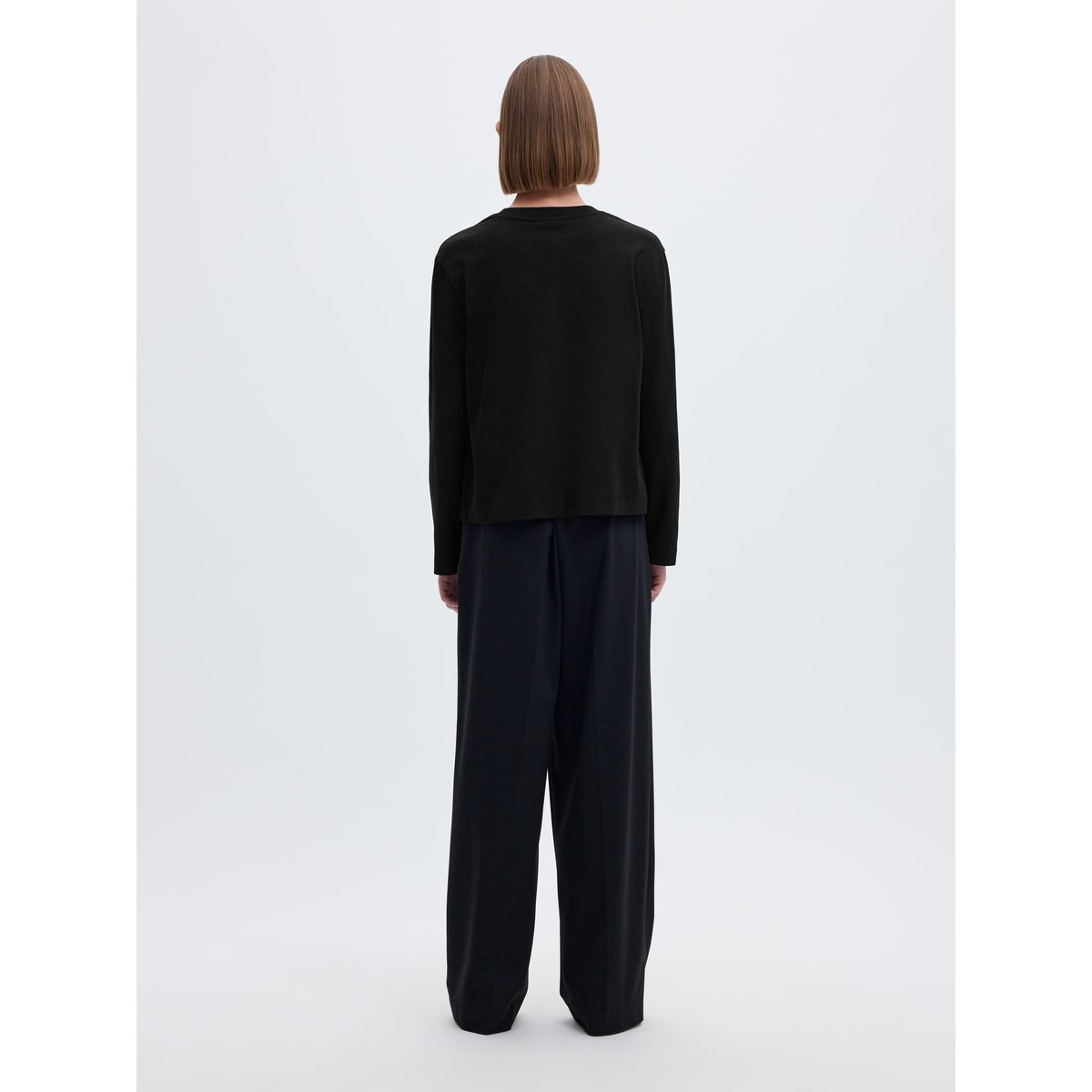 T-Shirt noir - black, SELECTED
