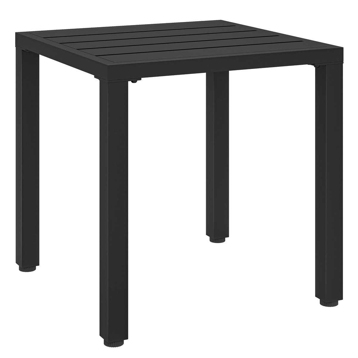 Table d'appoint de terrasse Métal Noir noir, OUTSUNNY