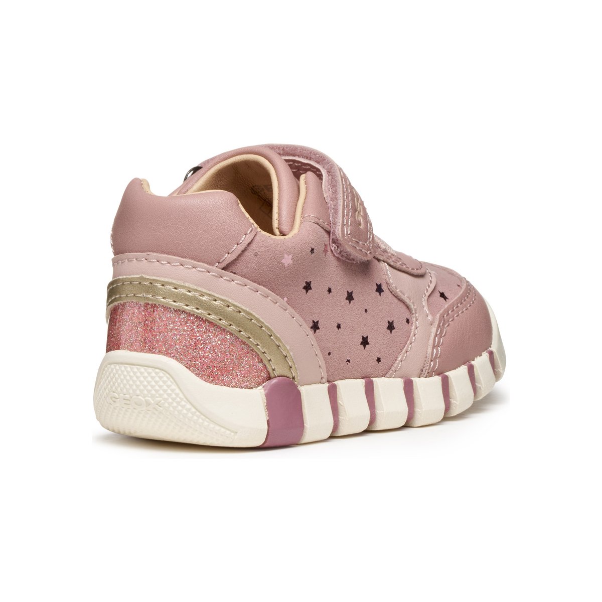 Premiers Pas B IUPIDOO vieux rose/platine, GEOX