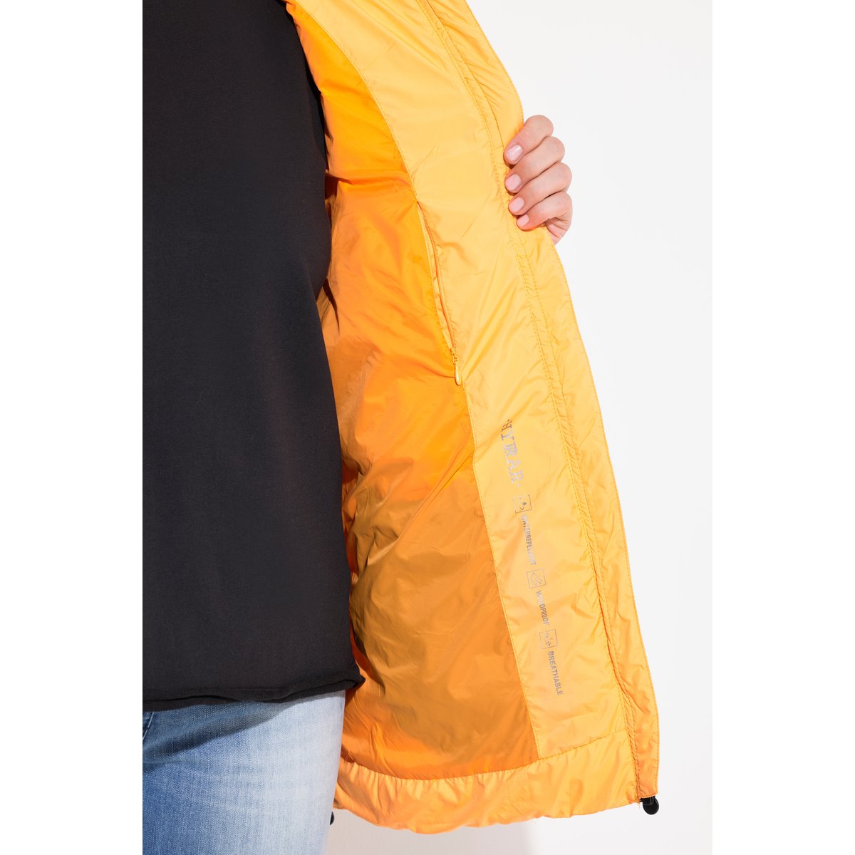 Doudoune matelassée HYPRAR sans manches orange clair, ULLA POPKEN