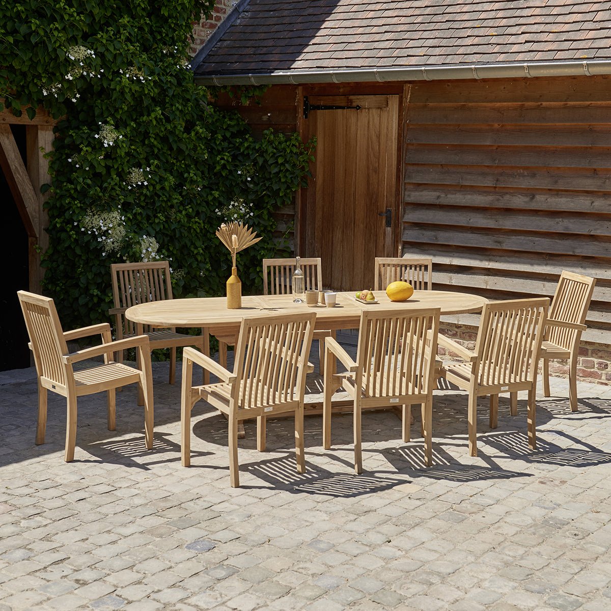 Fauteuil de jardin en teck massif  MALTE naturel, BERAH GETAH