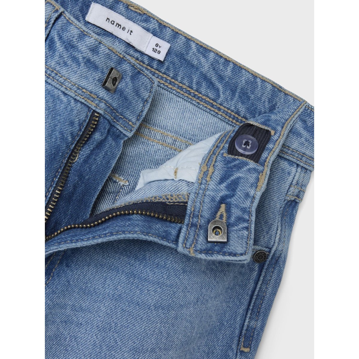 Jean droit light blue denim, NAME IT