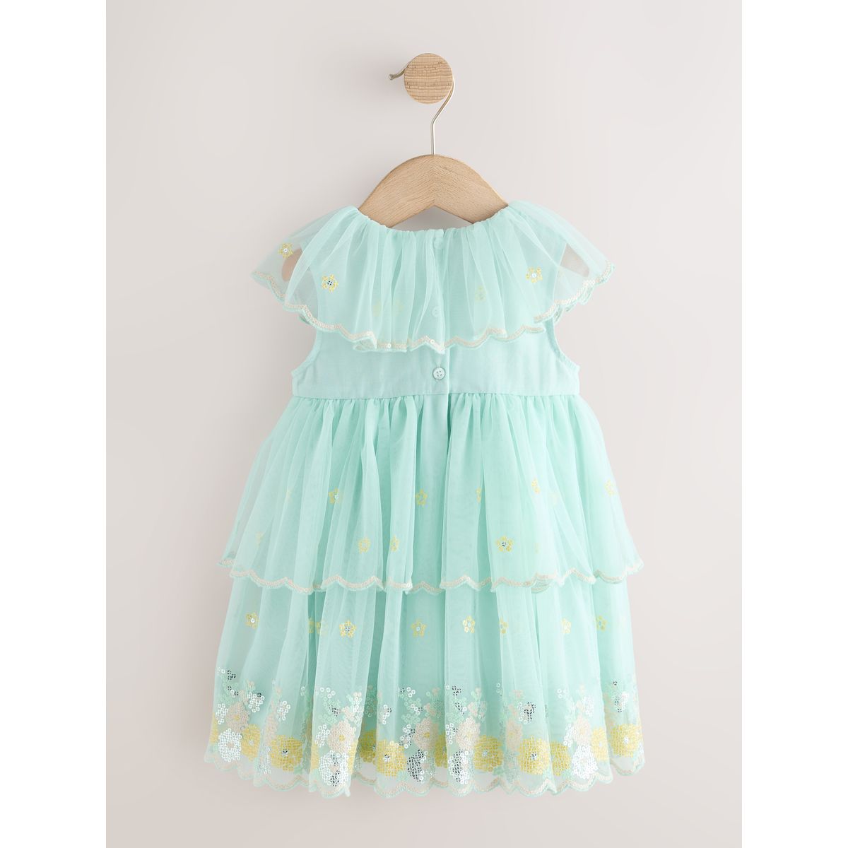 Robe ornée en maille bleu, NEXT