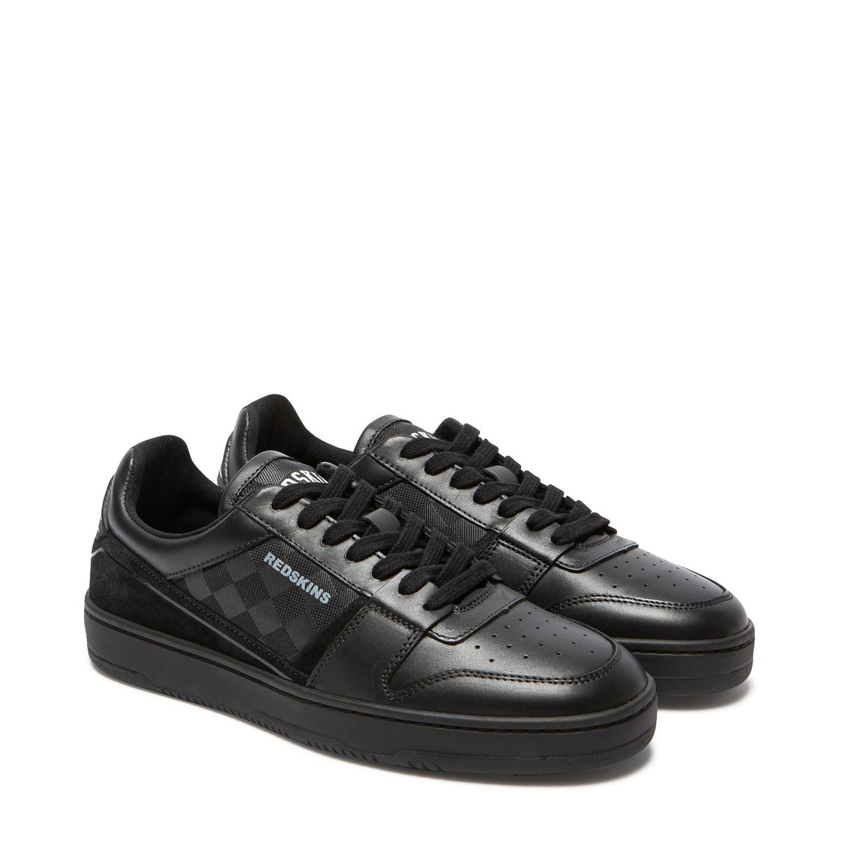 Baskets cuir ATTRAIT noir+noir, REDSKINS