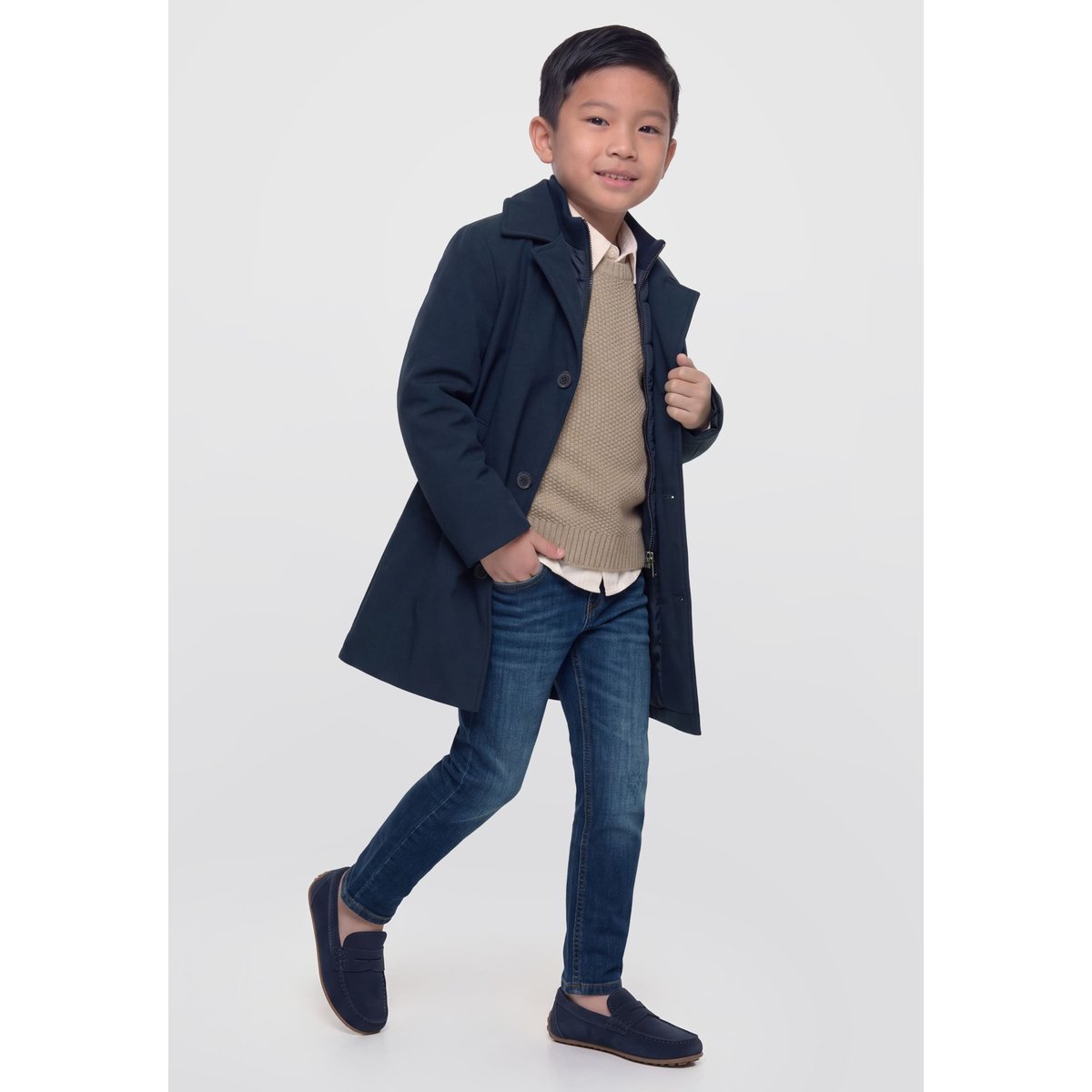 Doudoune Avec Gilet Amovible bleu, GUESS KIDS