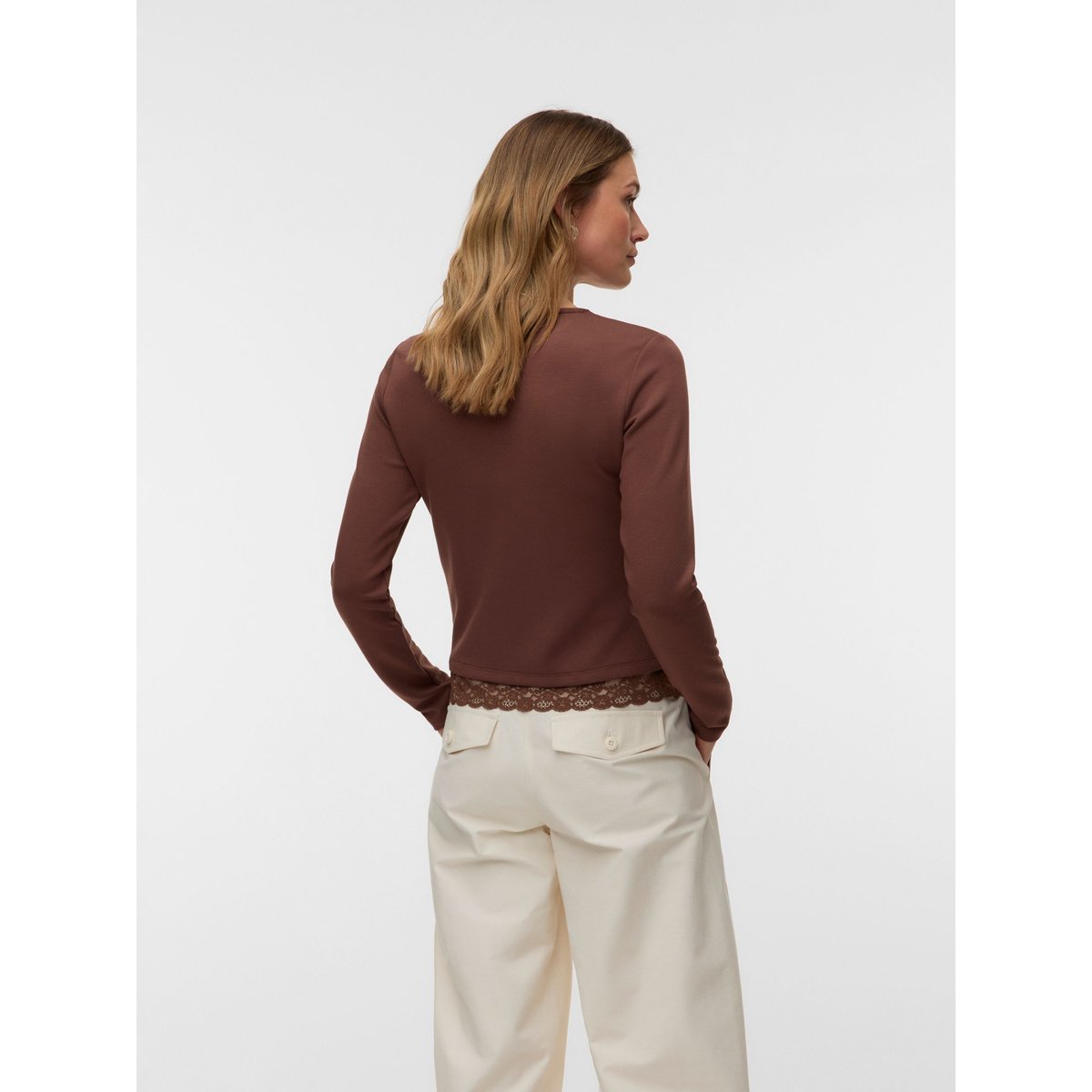 Top cocoa brown, VERO MODA