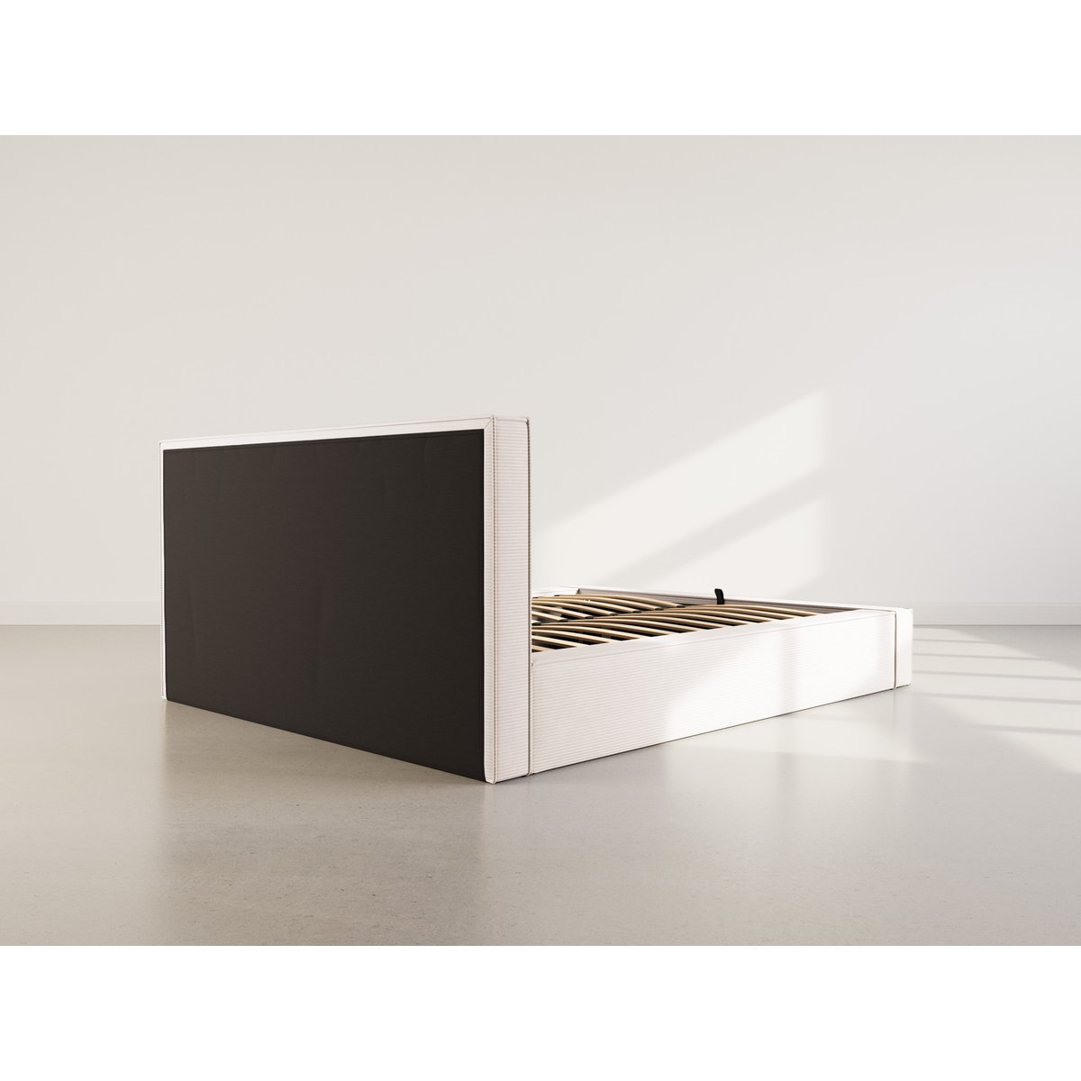 Lit coffre - TOPAZE beige, BEST MOBILIER