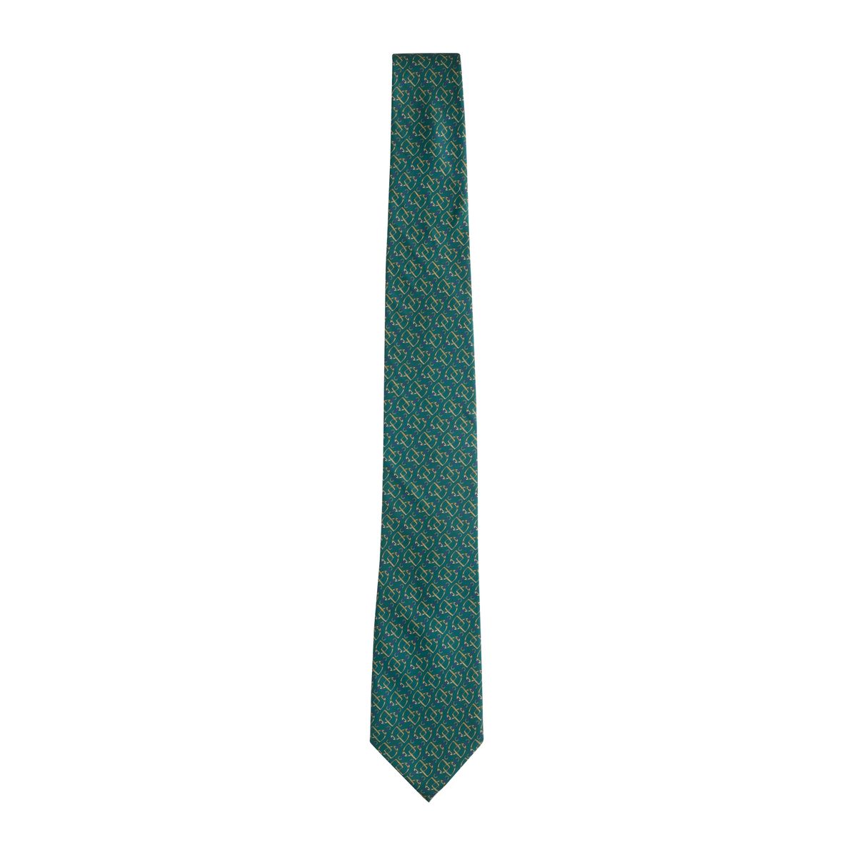 Cravate à motif hippisme vert, NEXT