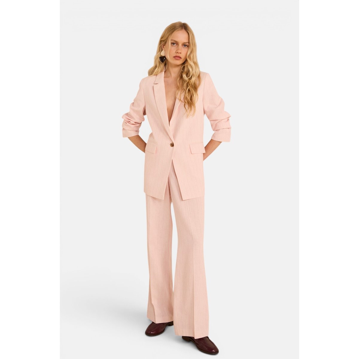 Veste de tailleur à rayures en NELIA primerose, Maison 123