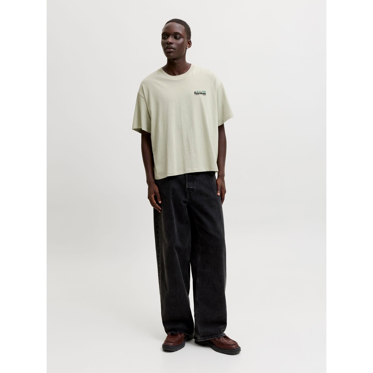 T-Shirt desert sage, JACK & JONES
