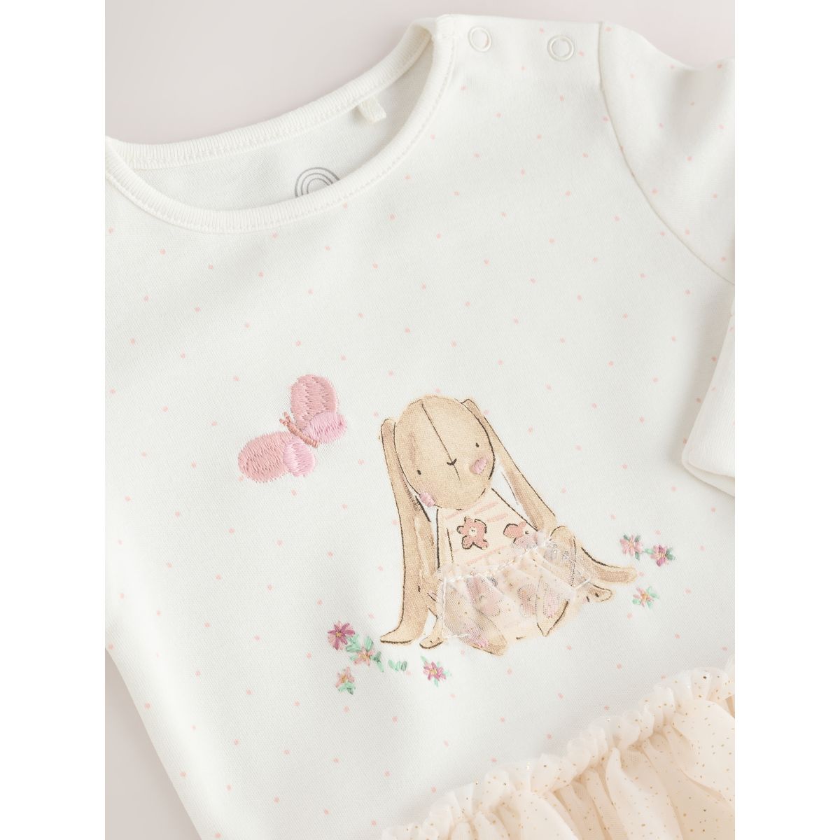 Dors-bien bébé tutu lapin écru, NEXT