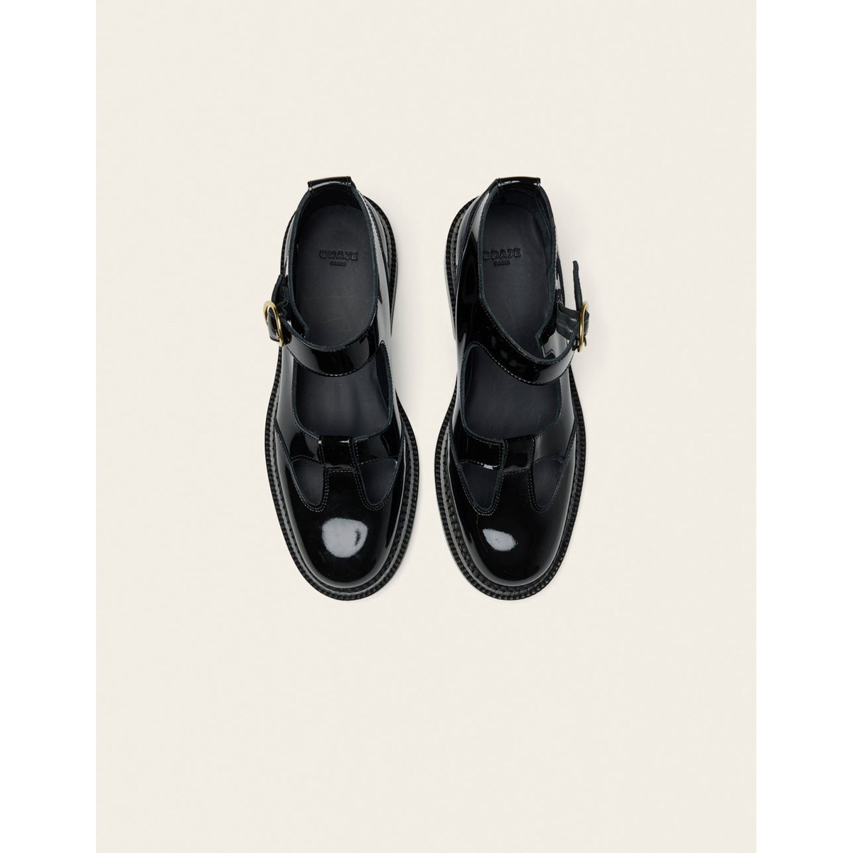 Derbies TALA cuir verni noir, ODAJE