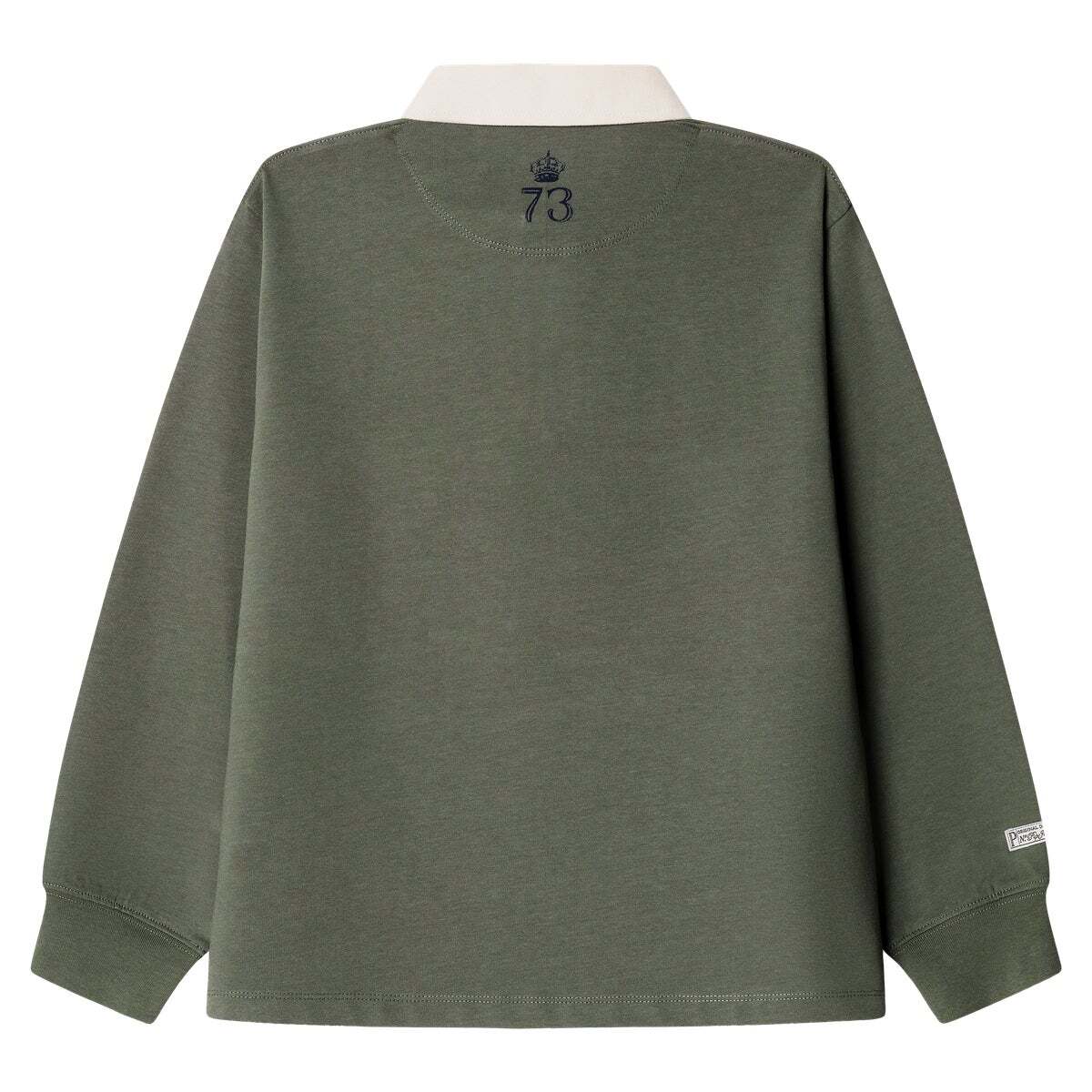 Polo Rugby Manches Longues Coupe Regular vert pin, PEPE JEANS
