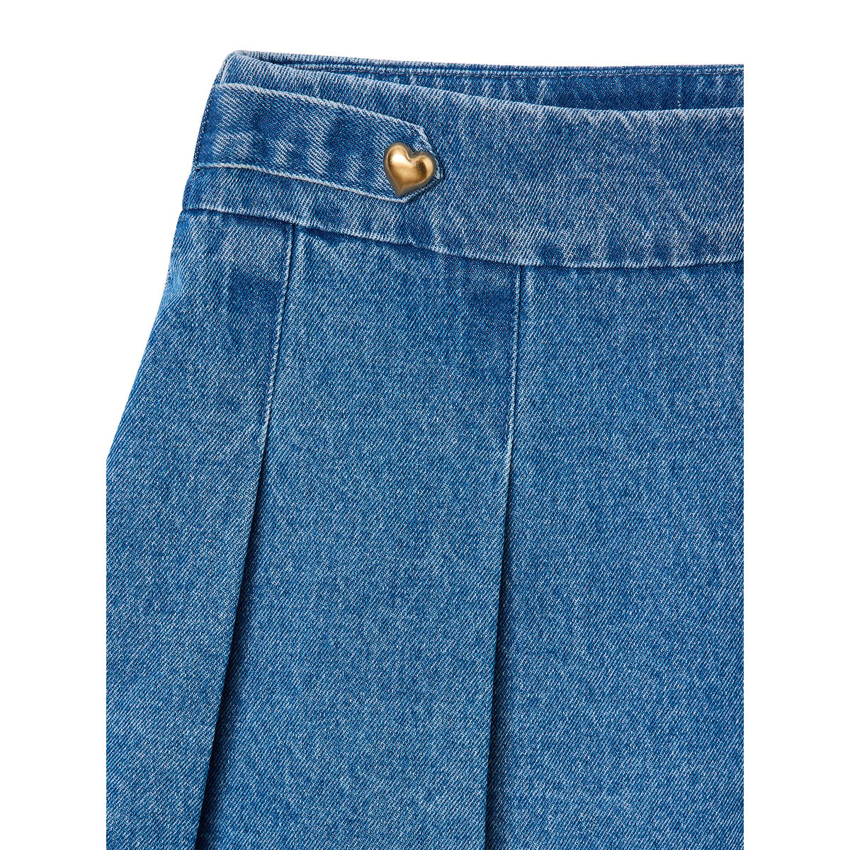 Jupe denim denim brut, VERTBAUDET