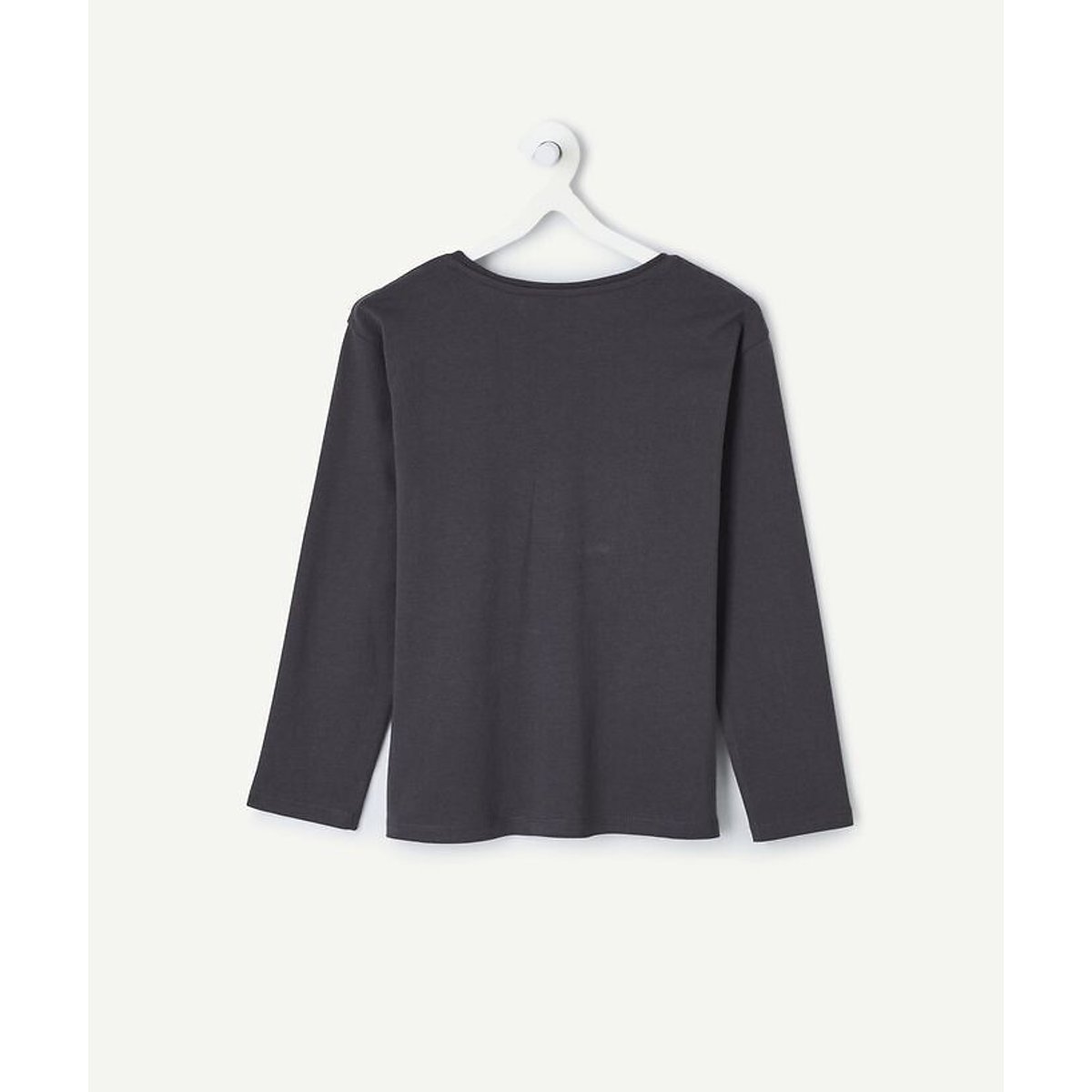 T-shirt met lange mouwen, met opdruk en pailletten marineblauw, TAPE A L'OEIL