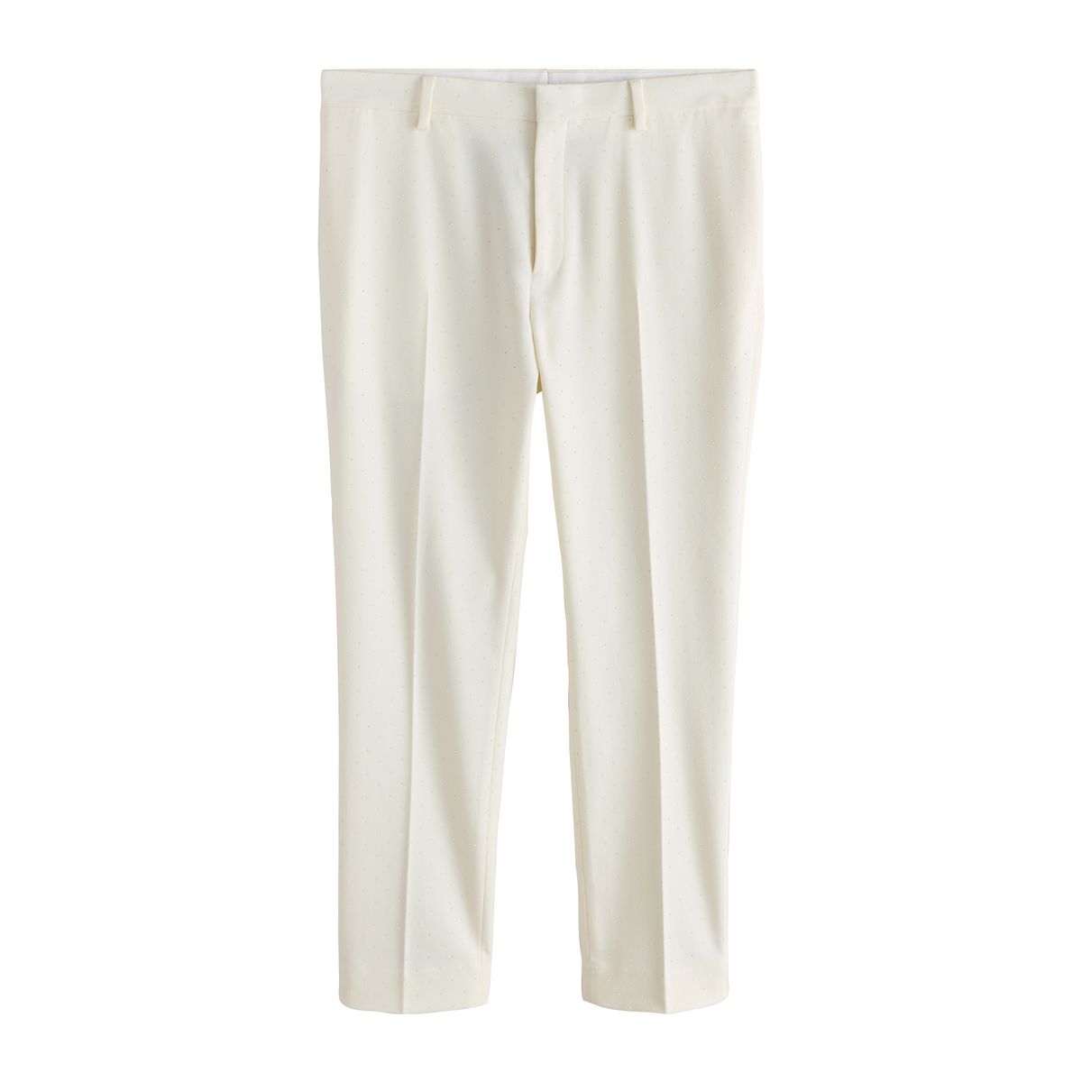 Pantalon de smoking slim scintillant écru, NEXT