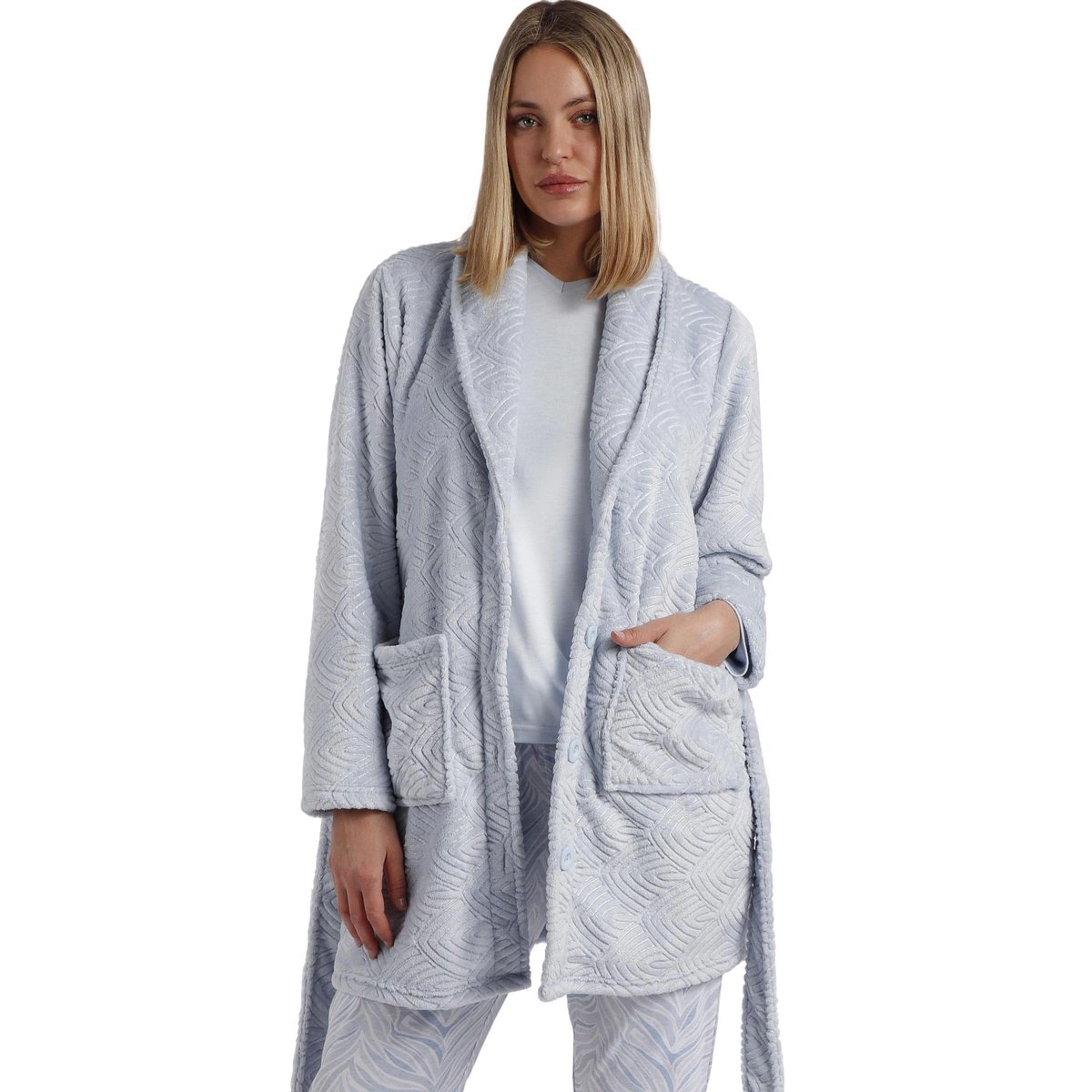Robe de chambre Forever Together bleu ciel, ADMAS