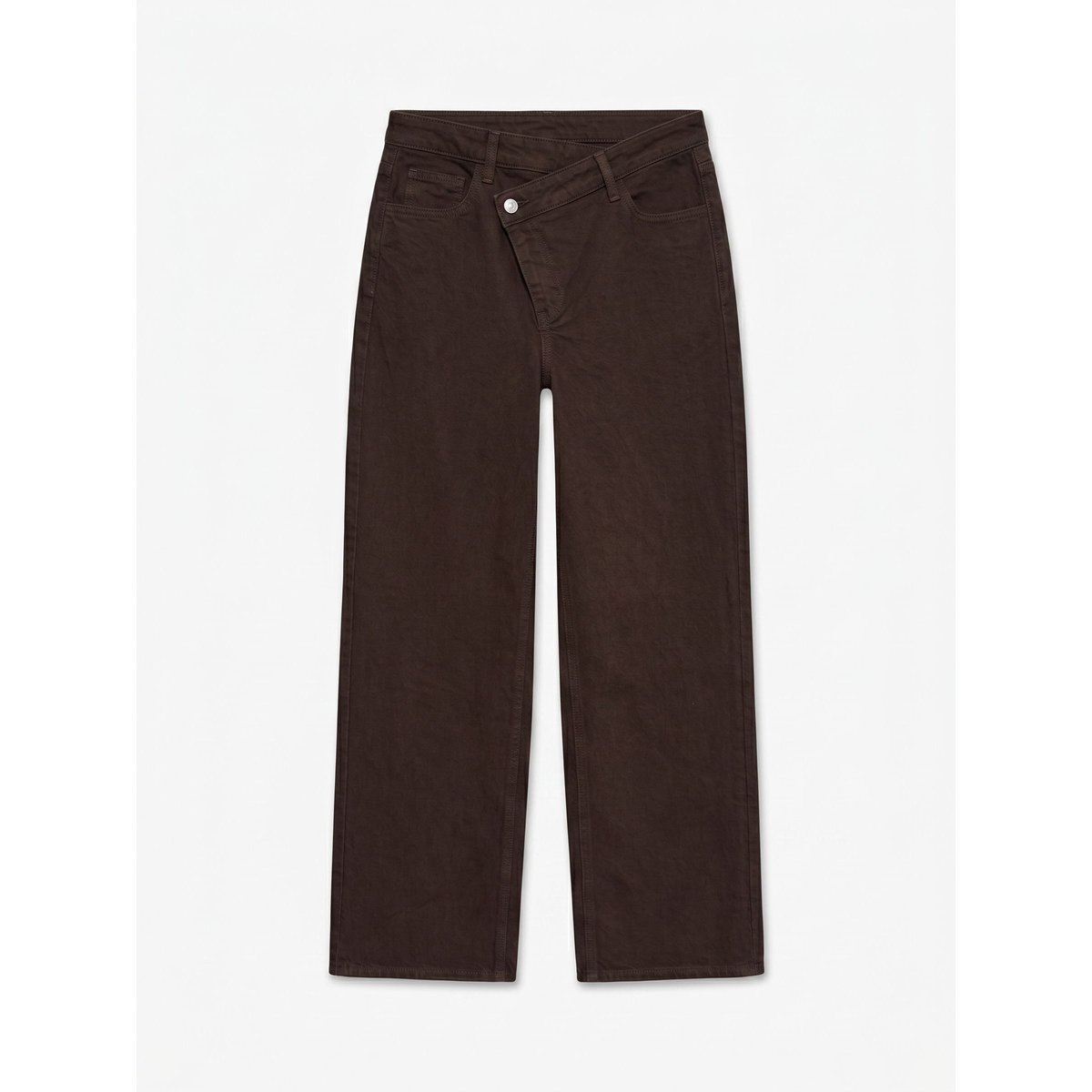 Jean À Coupe Large marron - chocolate torte, VERO MODA
