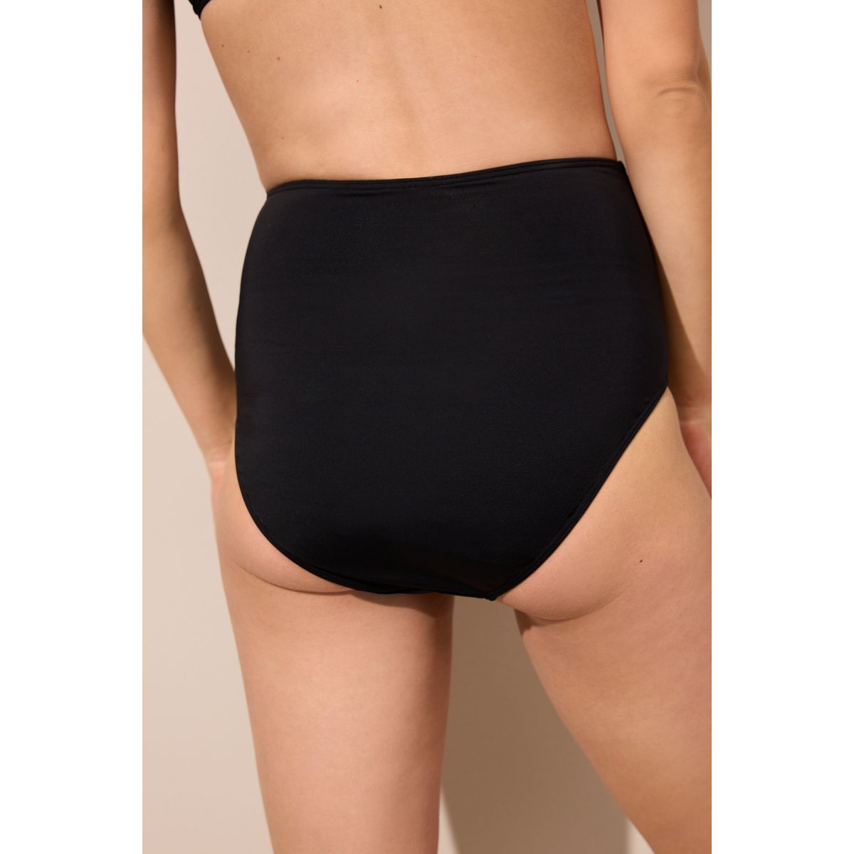 Bas de bikini grossesse à taille haute noir, NEXT
