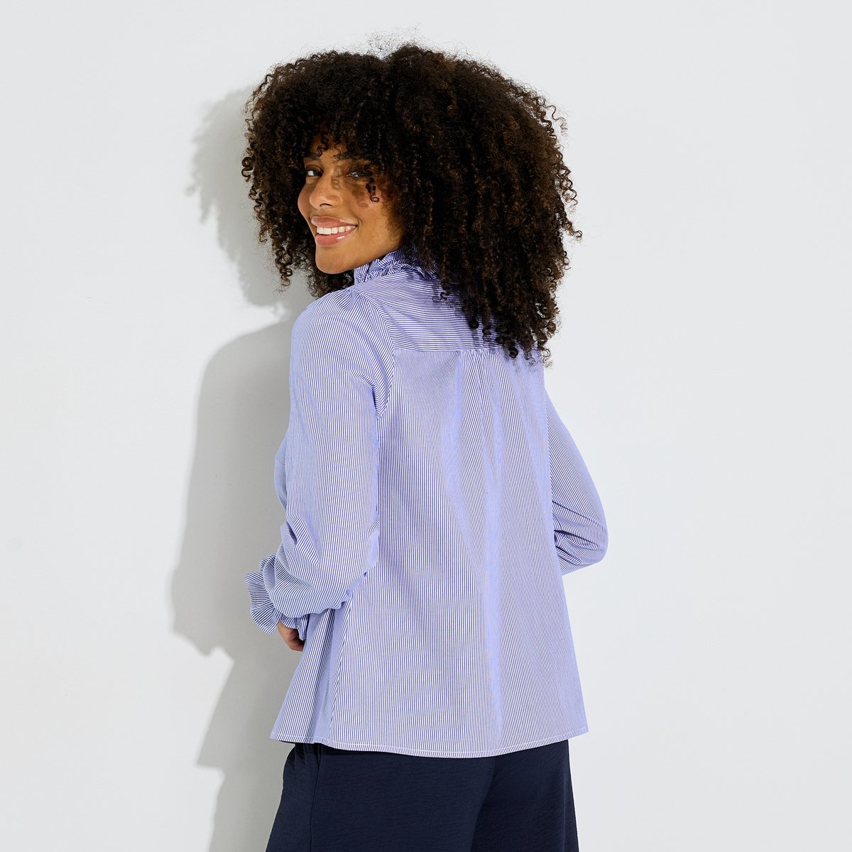 Chemise col et manches détachables bleu, GRAIN DE MALICE
